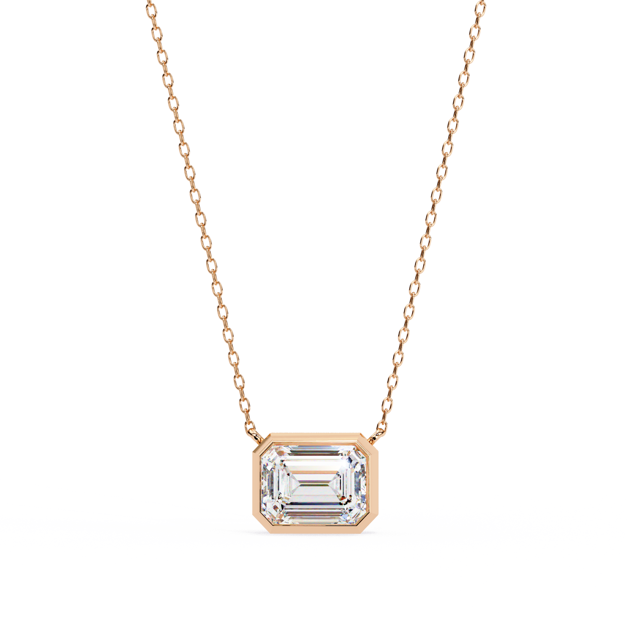 Celia Diamond Solitaire Pendant