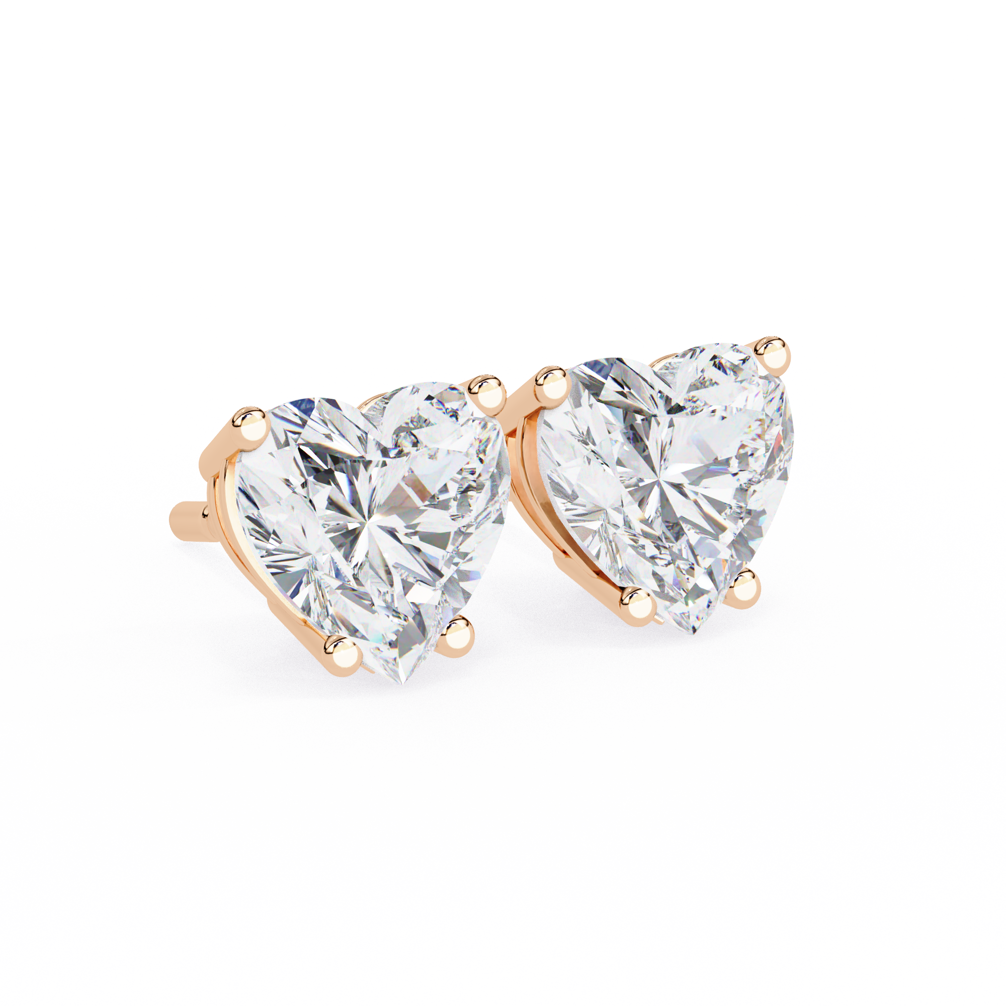 Vega Diamond Solitaire Earrings