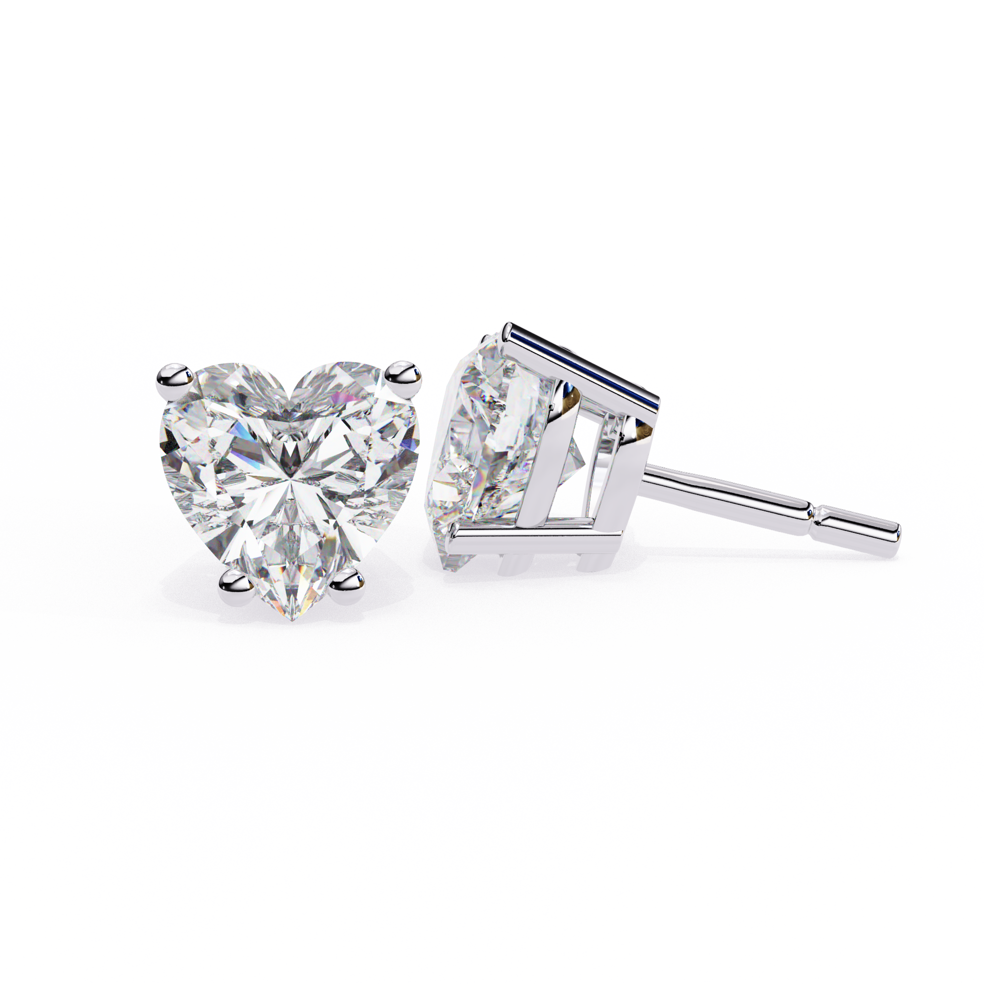 Vega Diamond Solitaire Earrings