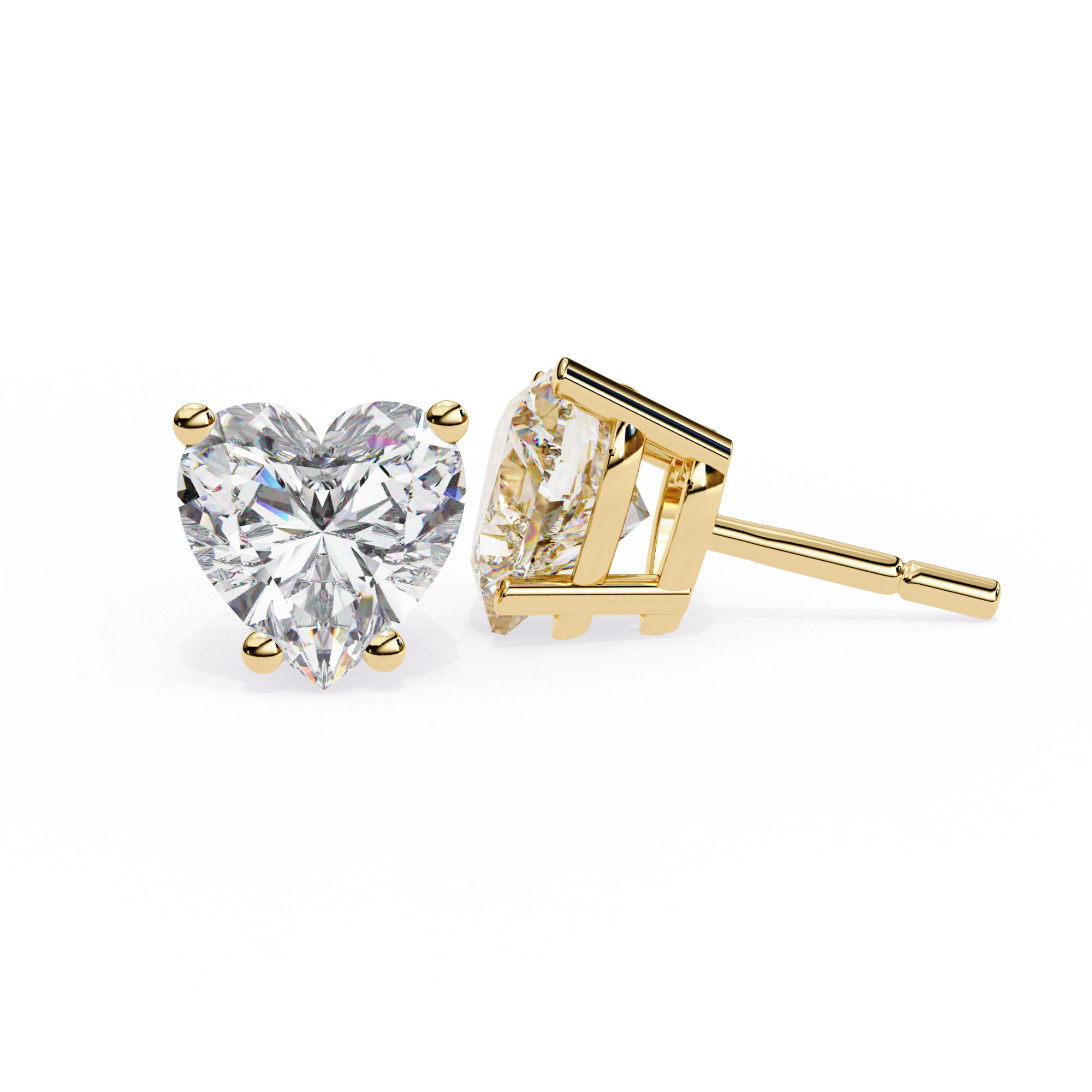 Vega Diamond Solitaire Earrings