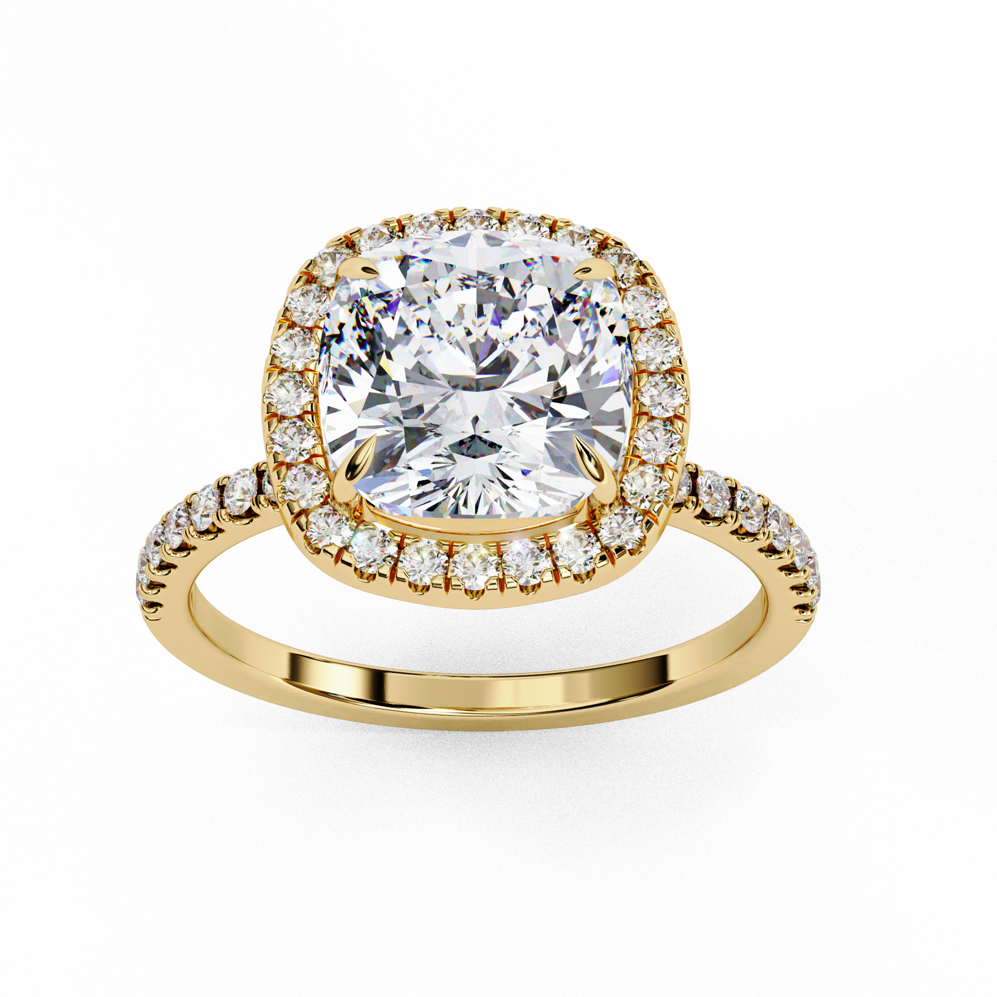 Brigitte Diamond Solitaire Ring