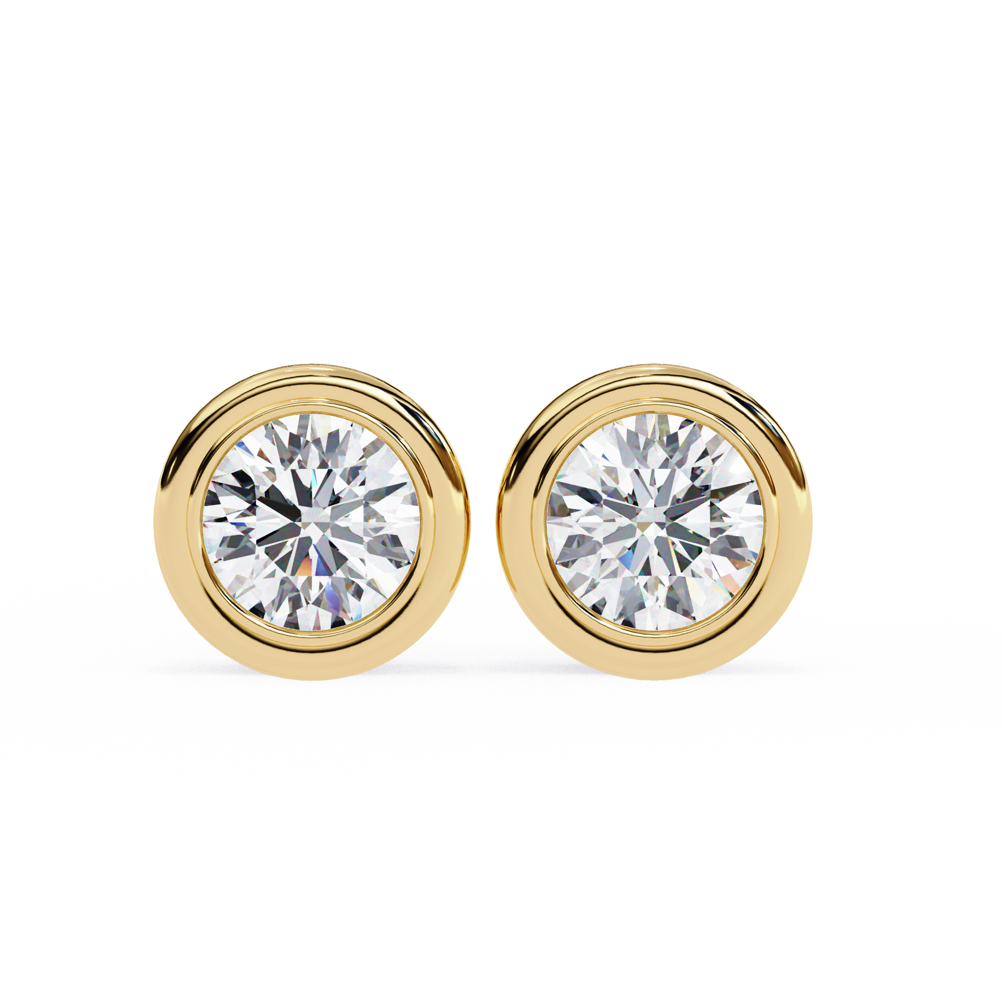 Elara Diamond Solitaire Earrings
