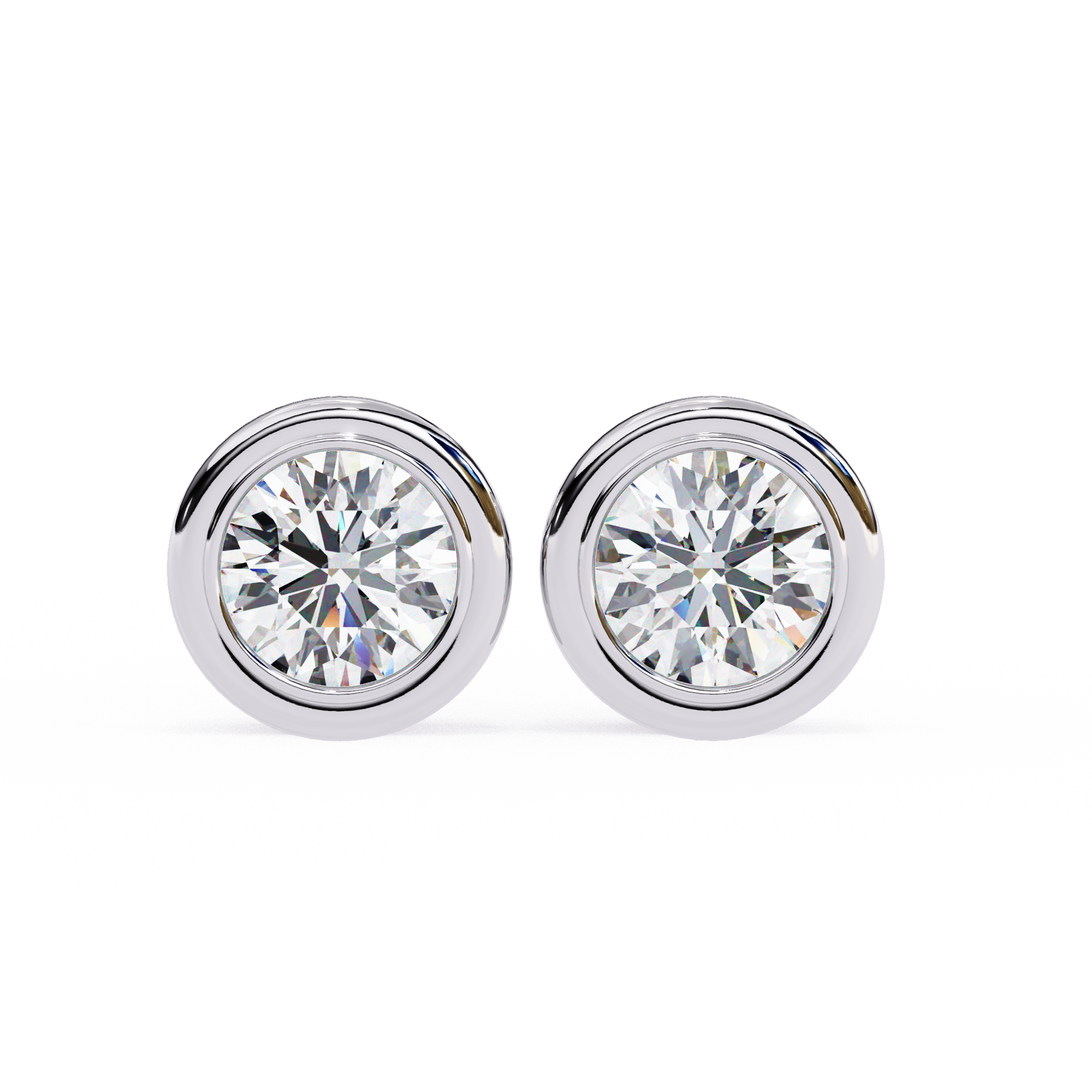Elara Diamond Solitaire Earrings