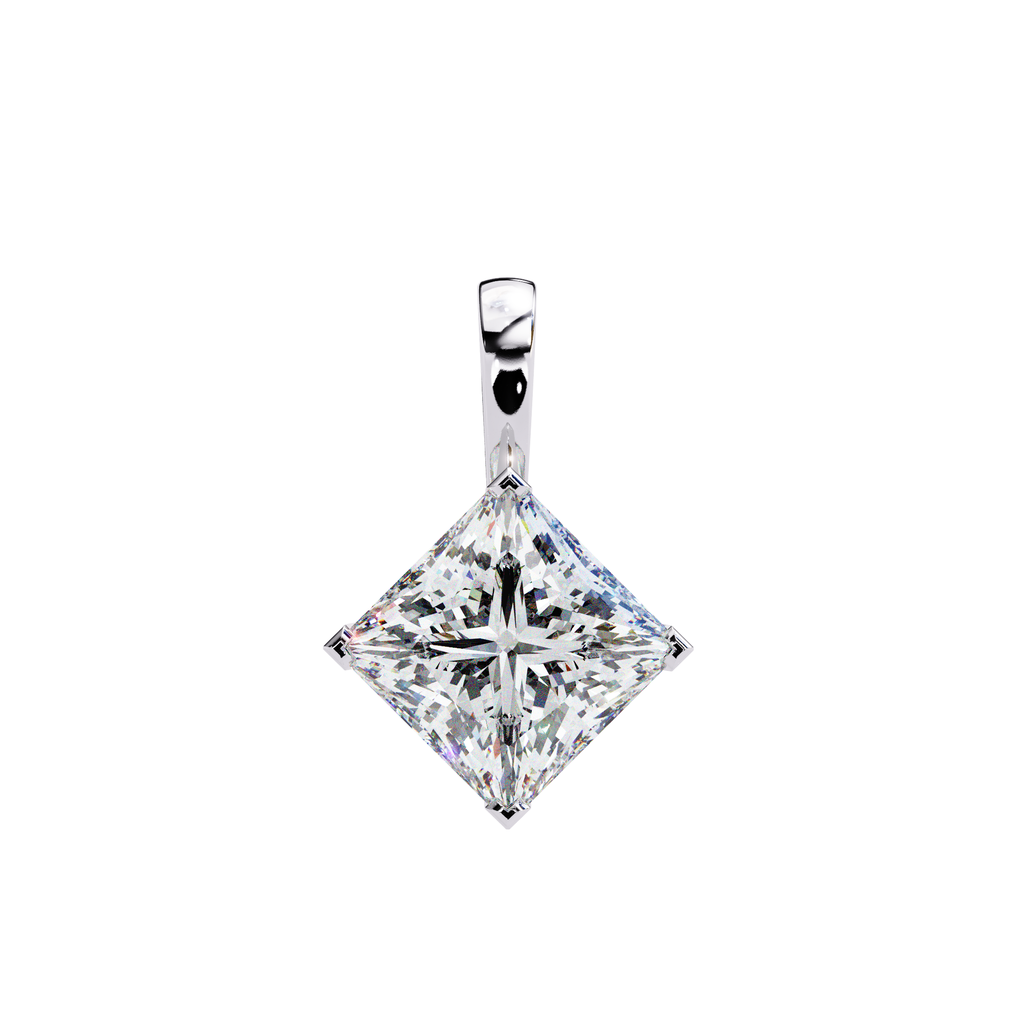 Irene Diamond Solitaire Pendant