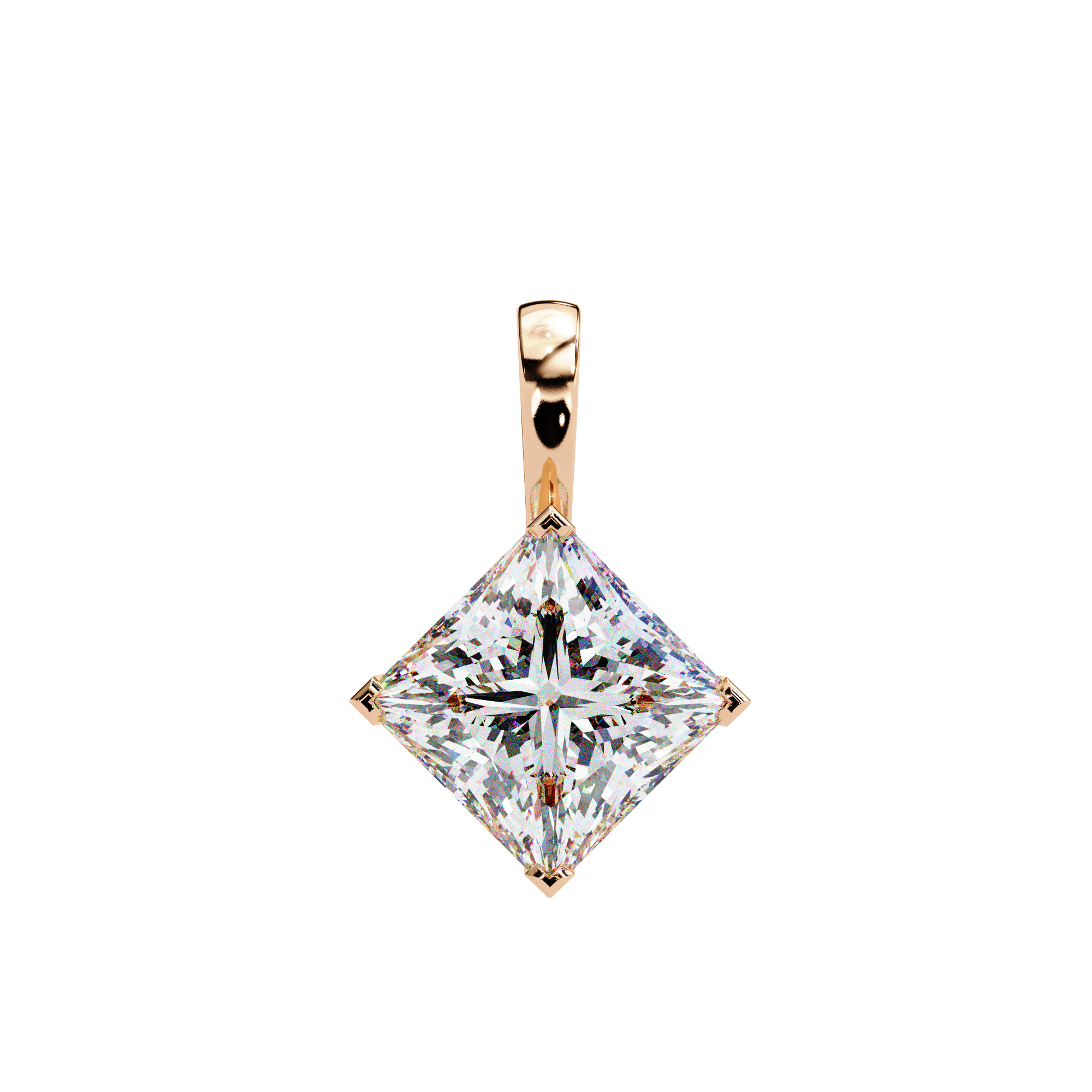 Irene Diamond Solitaire Pendant