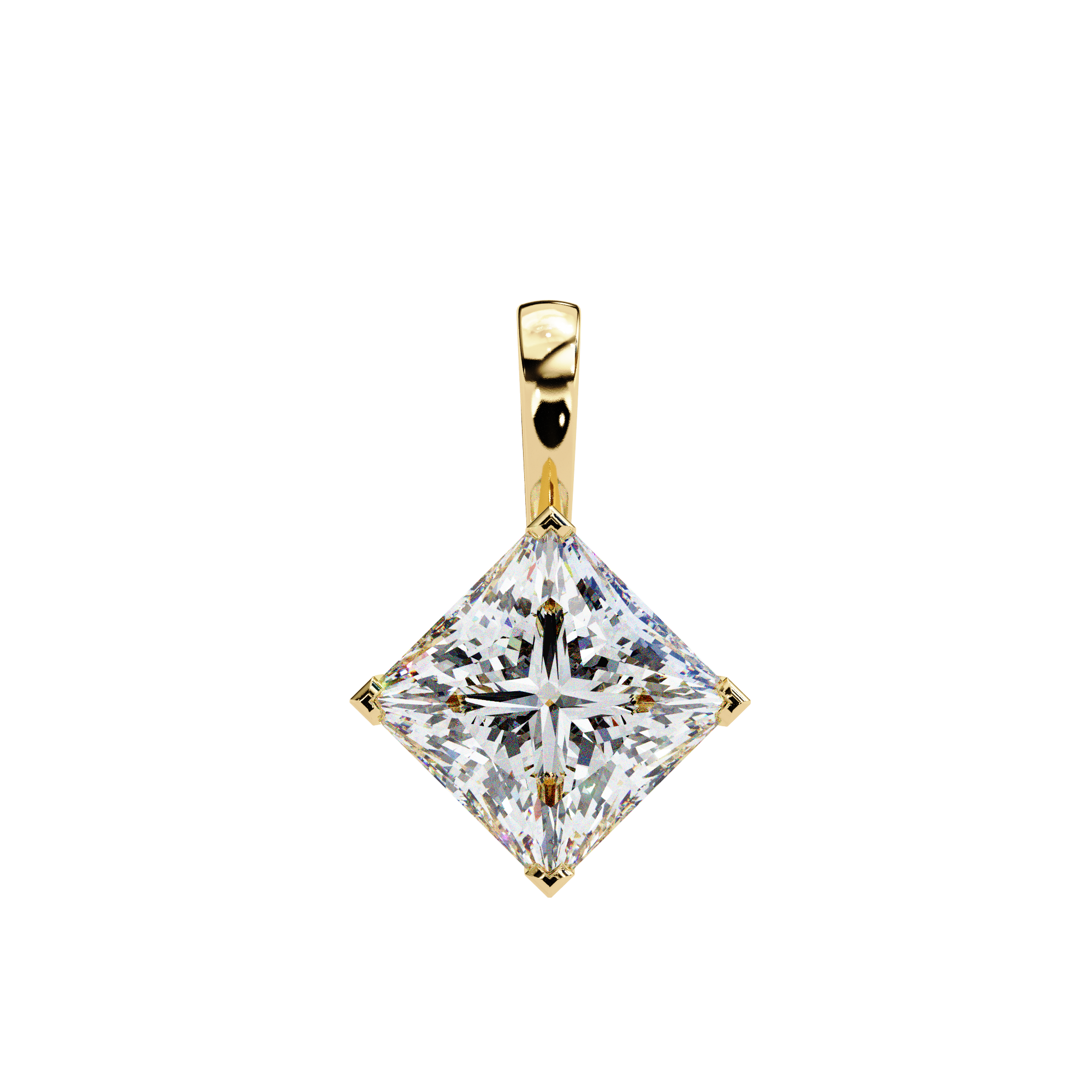 Irene Diamond Solitaire Pendant