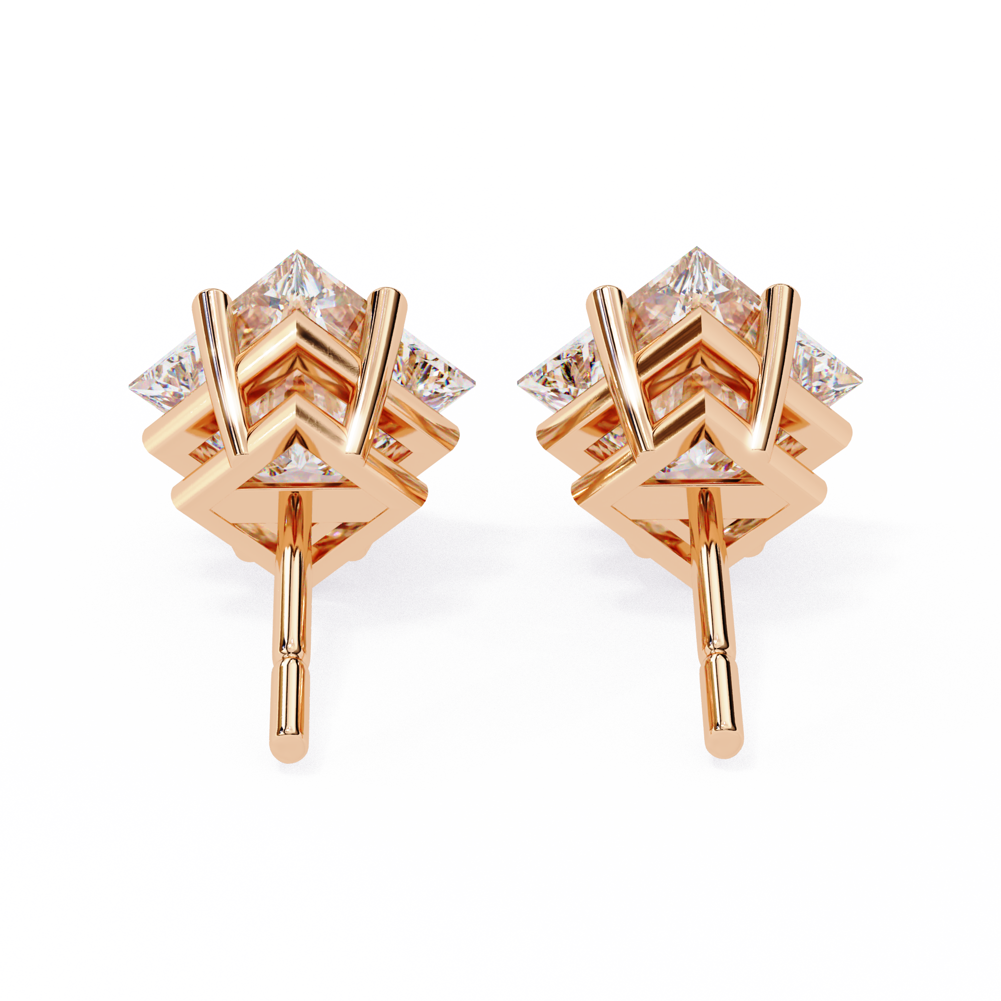 Cia Diamond Solitaire Earrings