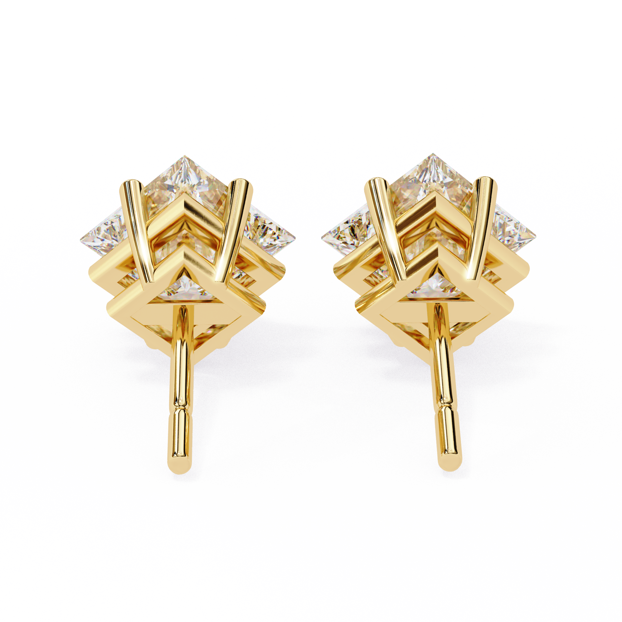 Cia Diamond Solitaire Earrings