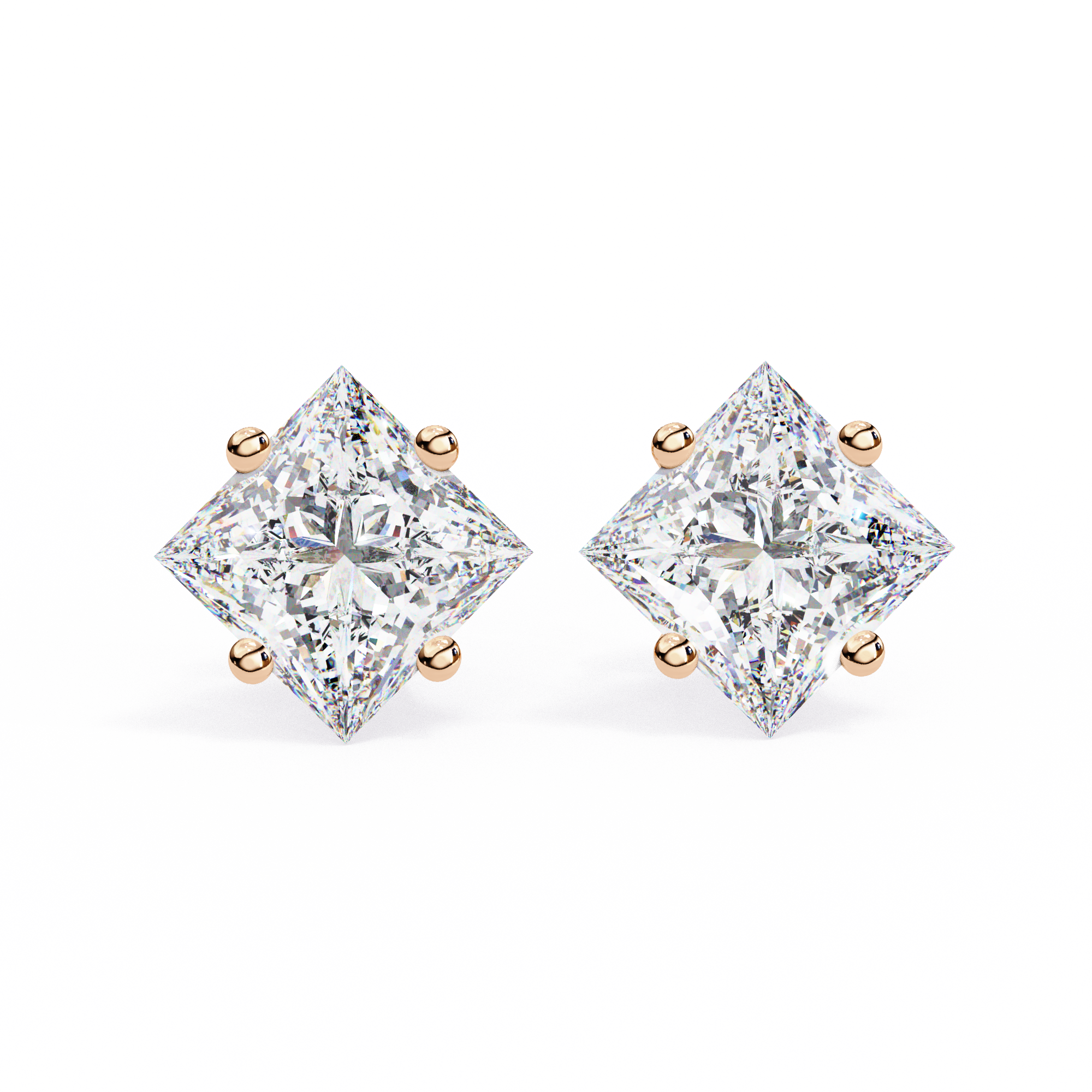 Cia Diamond Solitaire Earrings