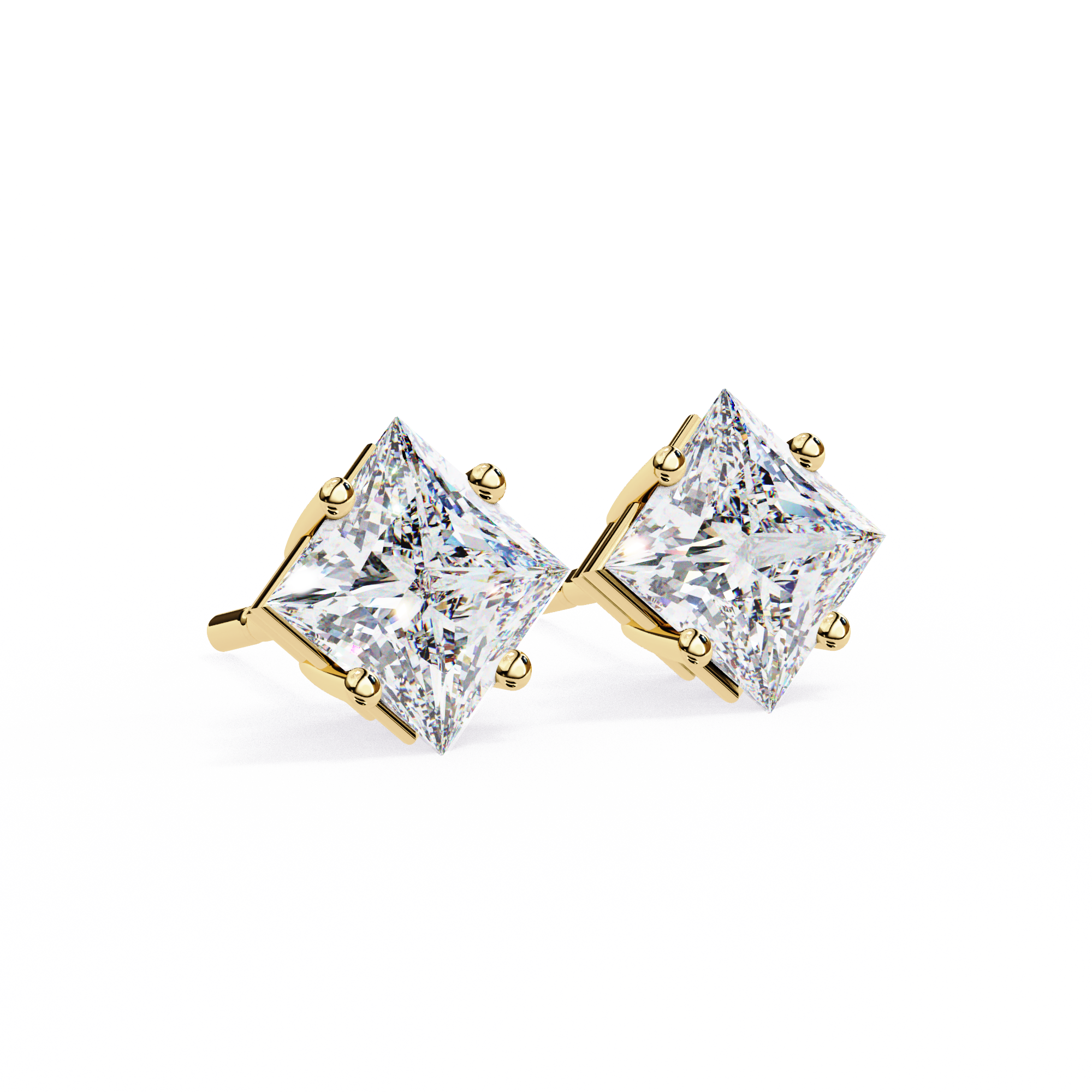 Cia Diamond Solitaire Earrings