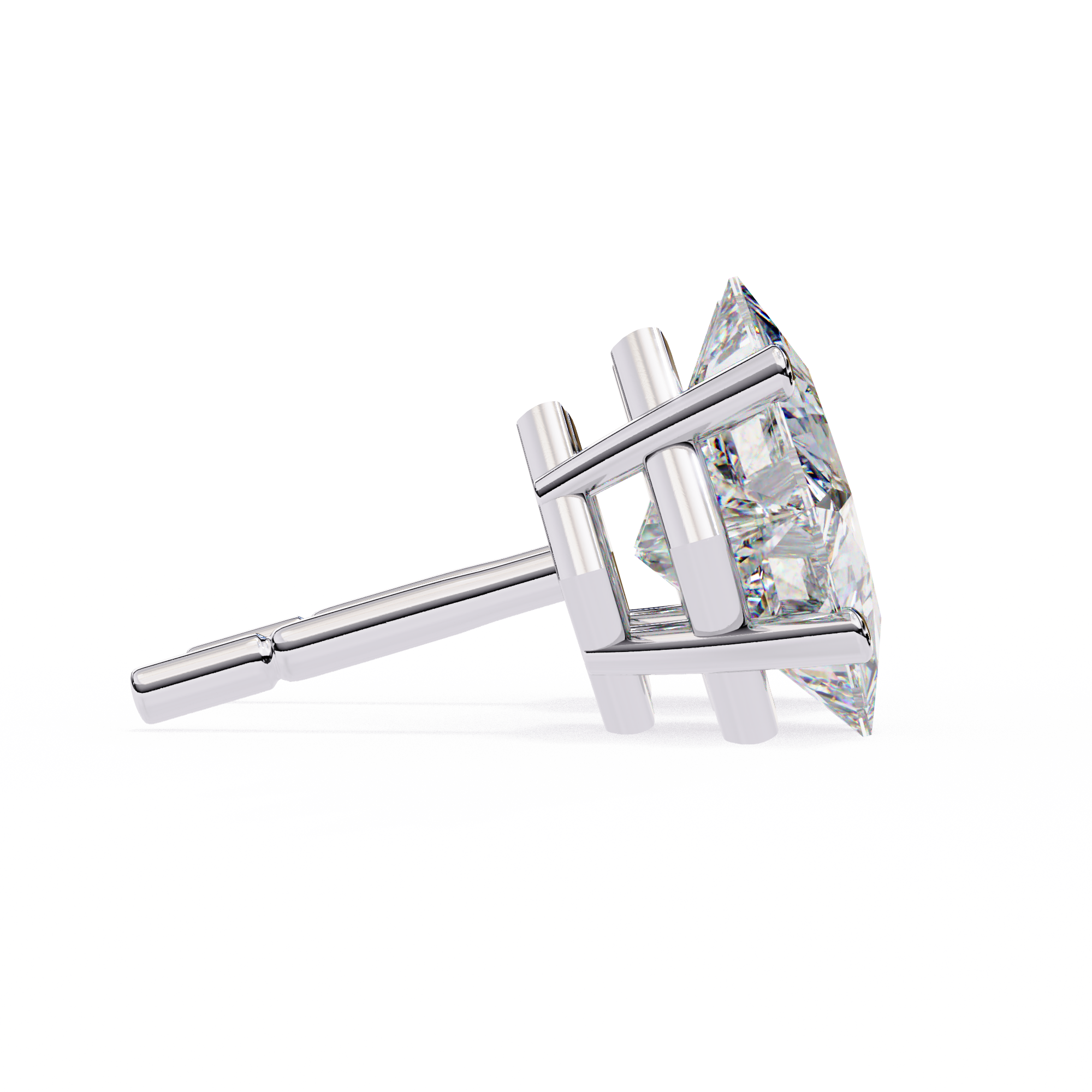 Cia Diamond Solitaire Earrings