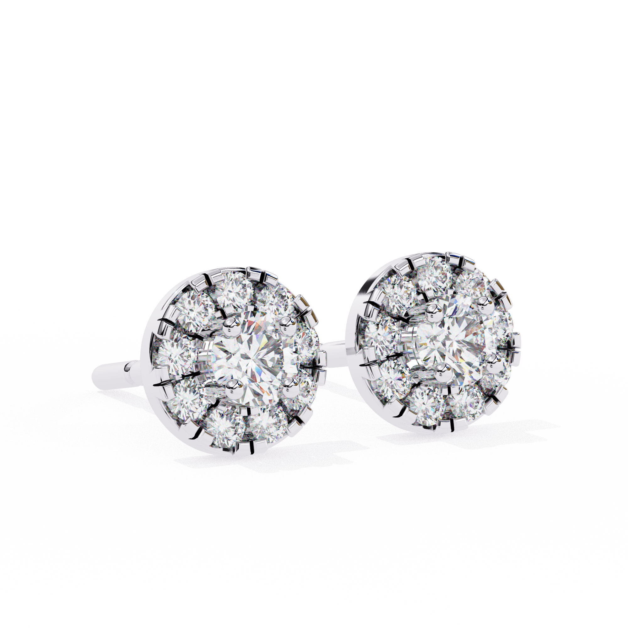 Odessey Diamond Solitaire Earrings