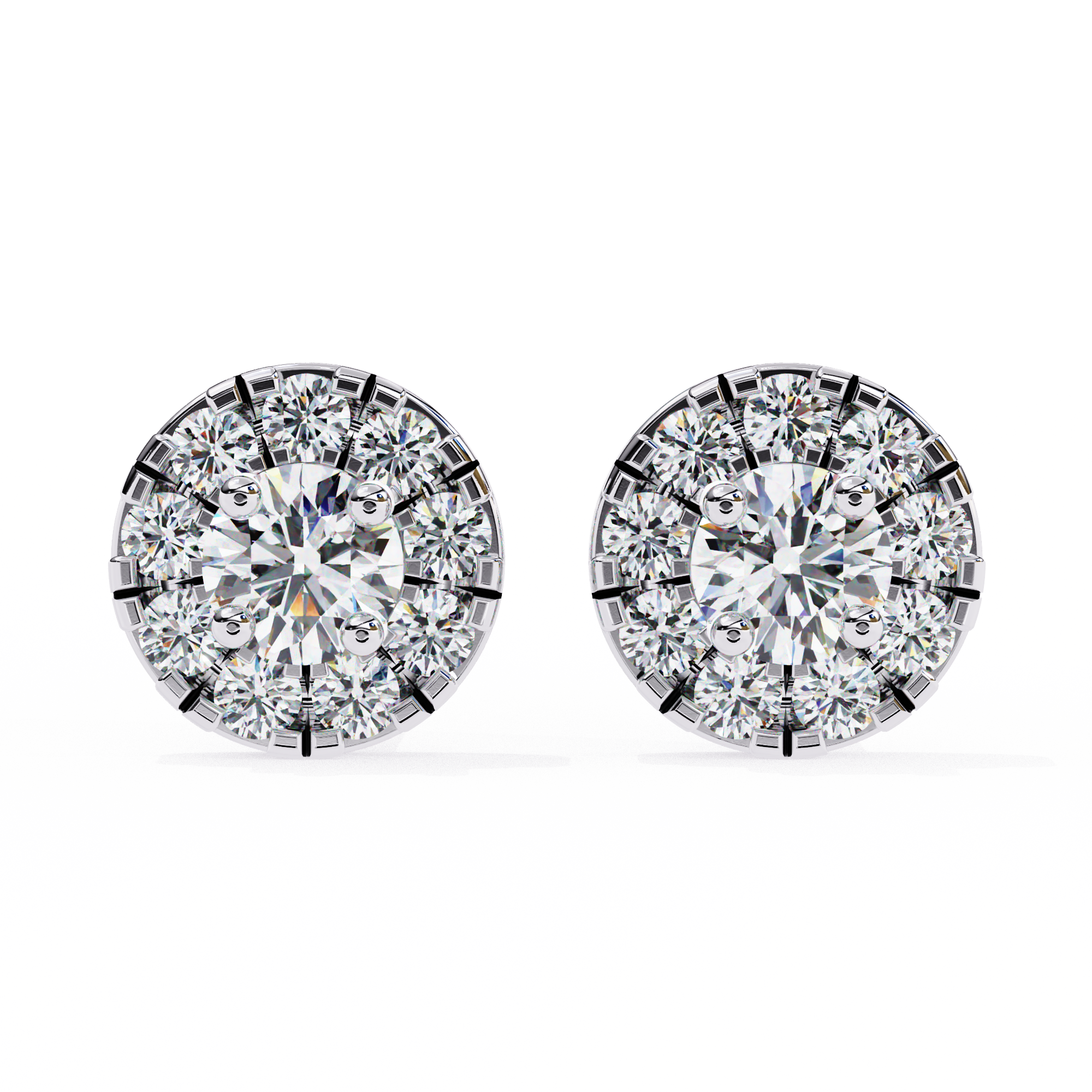 Odessey Diamond Solitaire Earrings