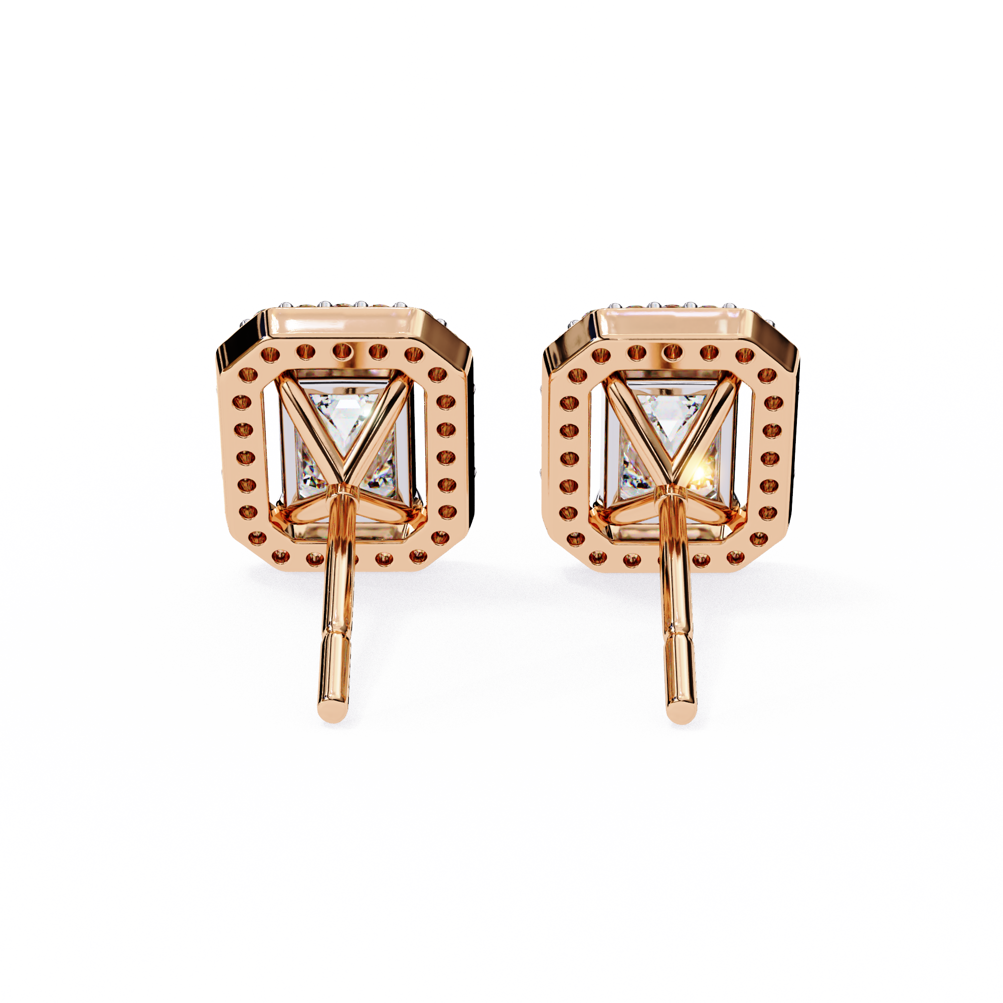 Cara Diamond Solitaire Earrings