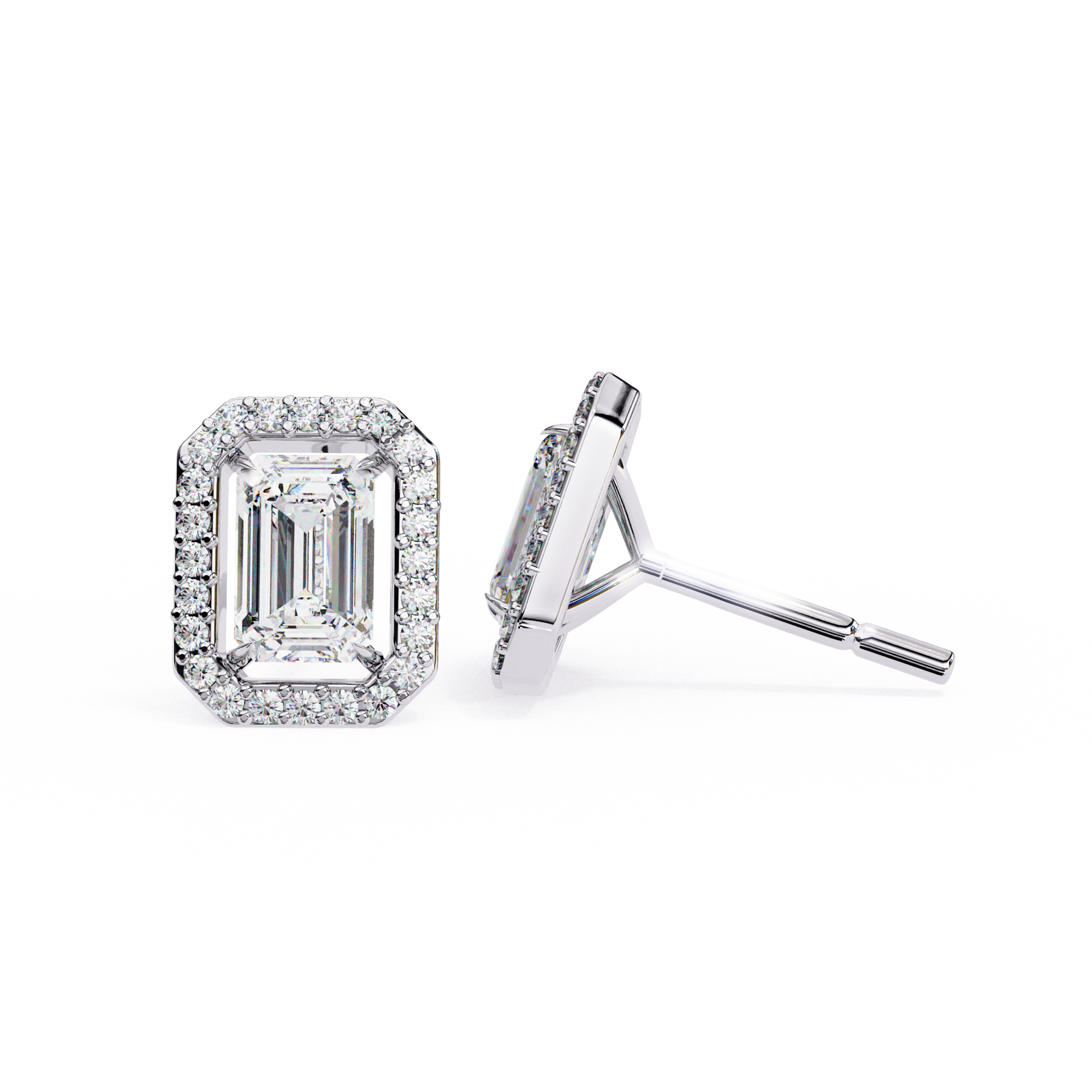 Cara Diamond Solitaire Earrings