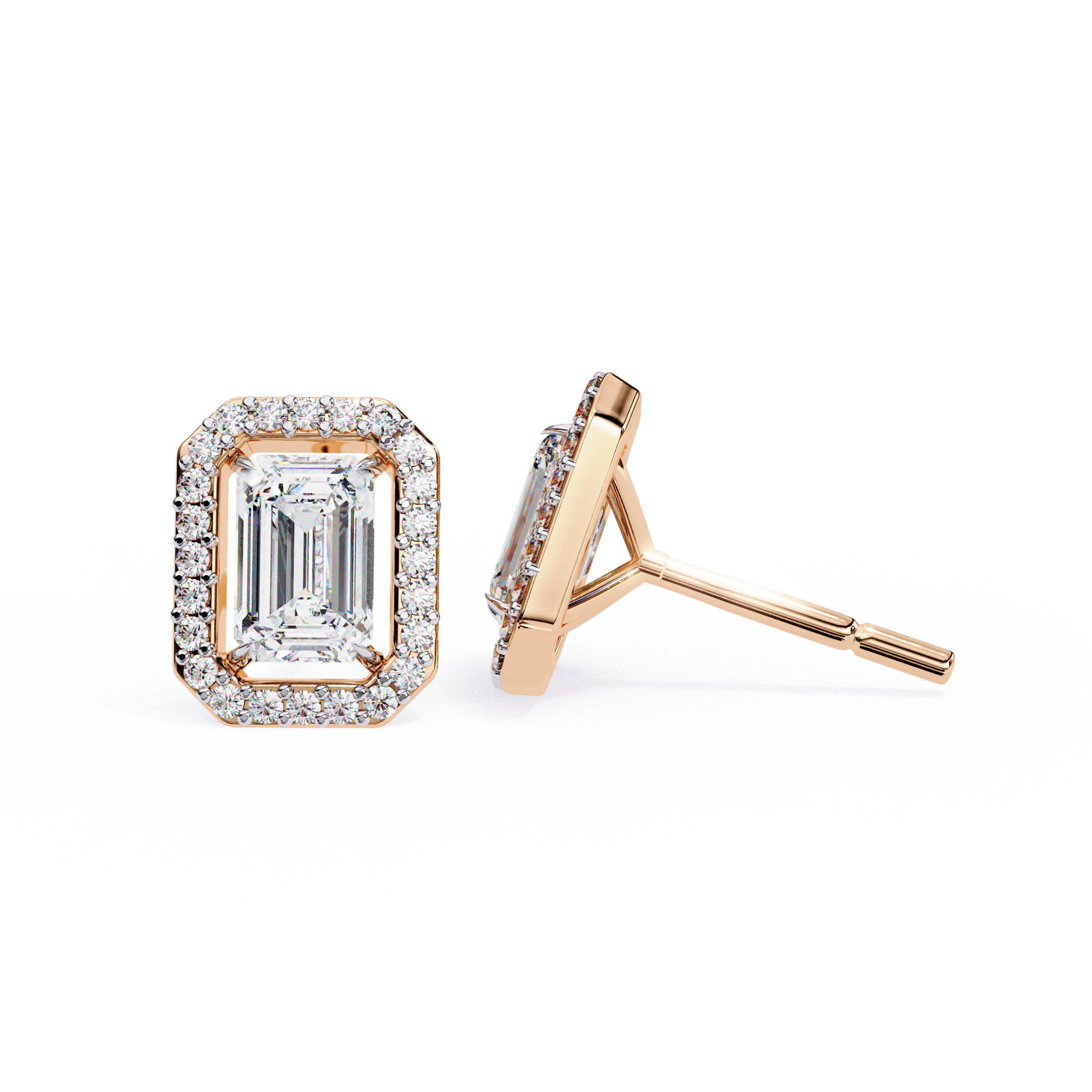 Cara Diamond Solitaire Earrings