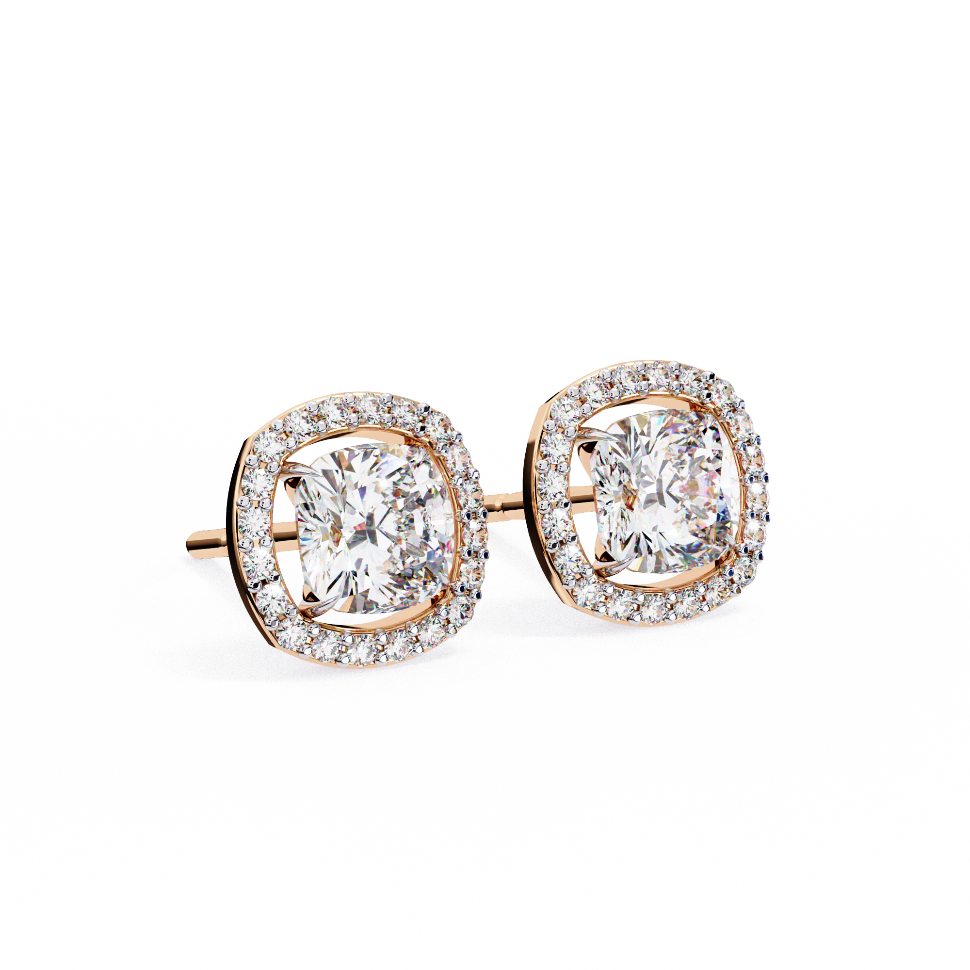 Leah Diamond Solitaire Earrings
