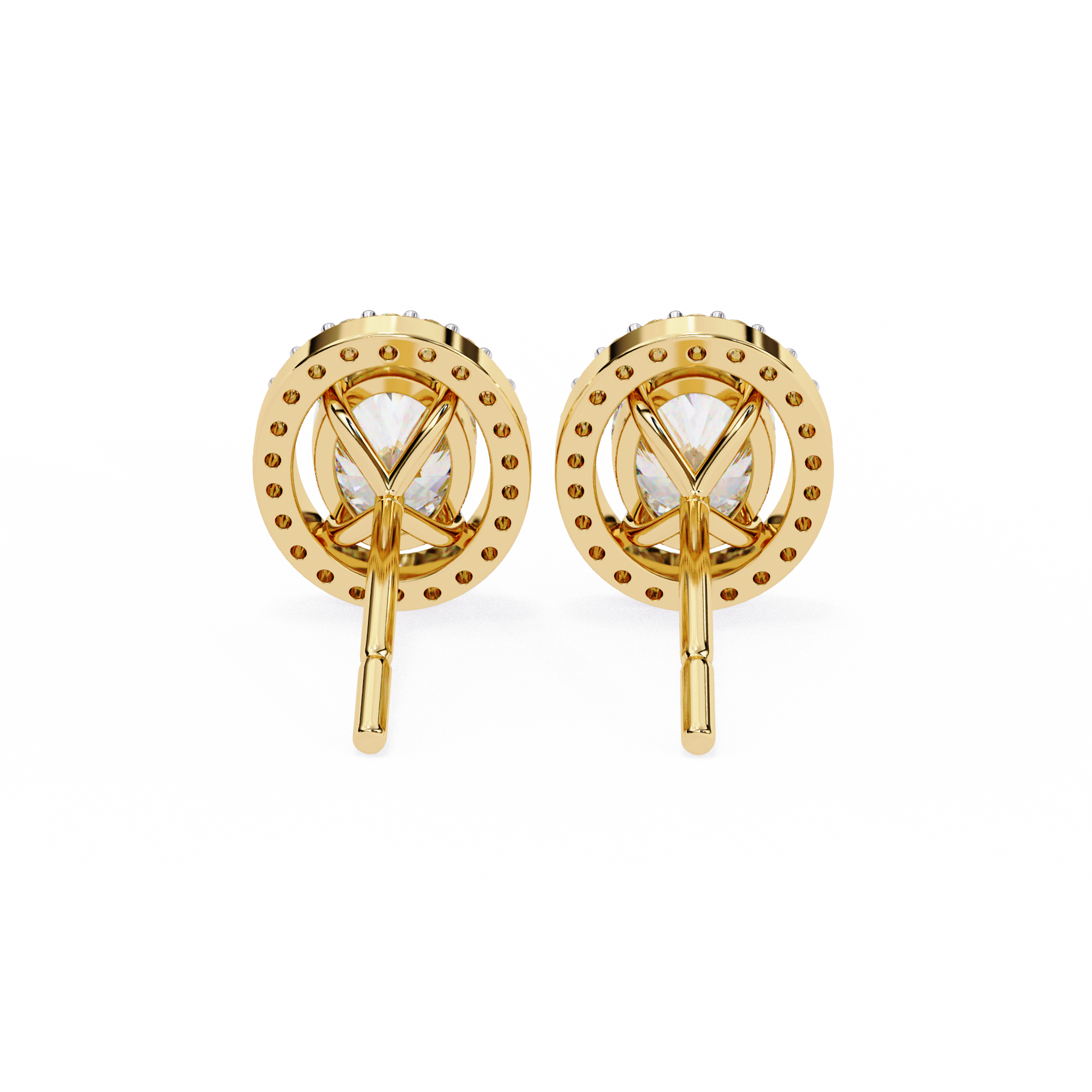 Irene Diamond Solitaire Earrings
