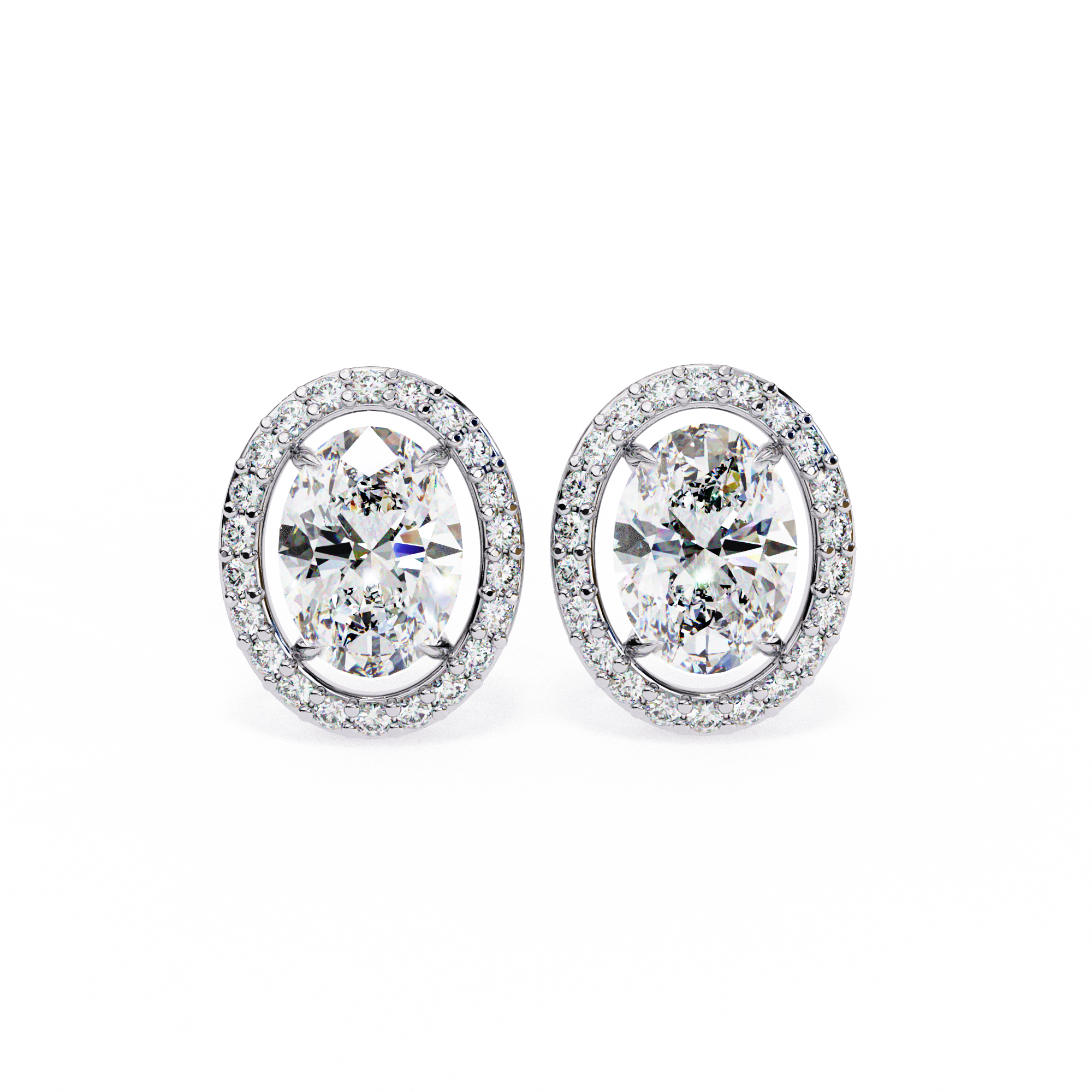 Irene Diamond Solitaire Earrings