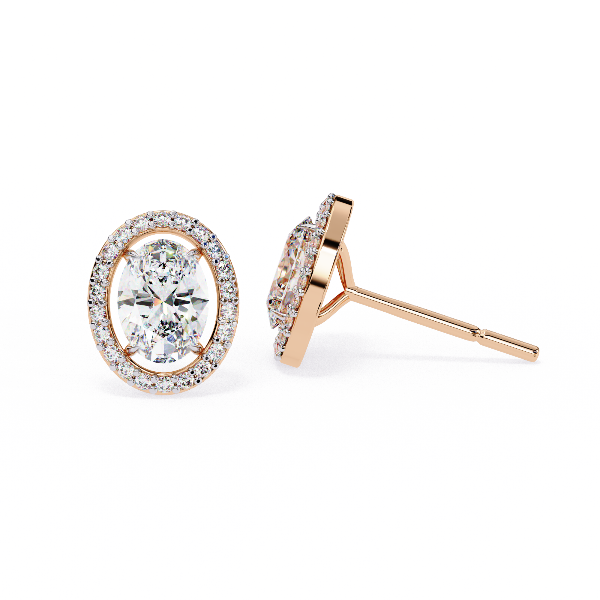 Irene Diamond Solitaire Earrings