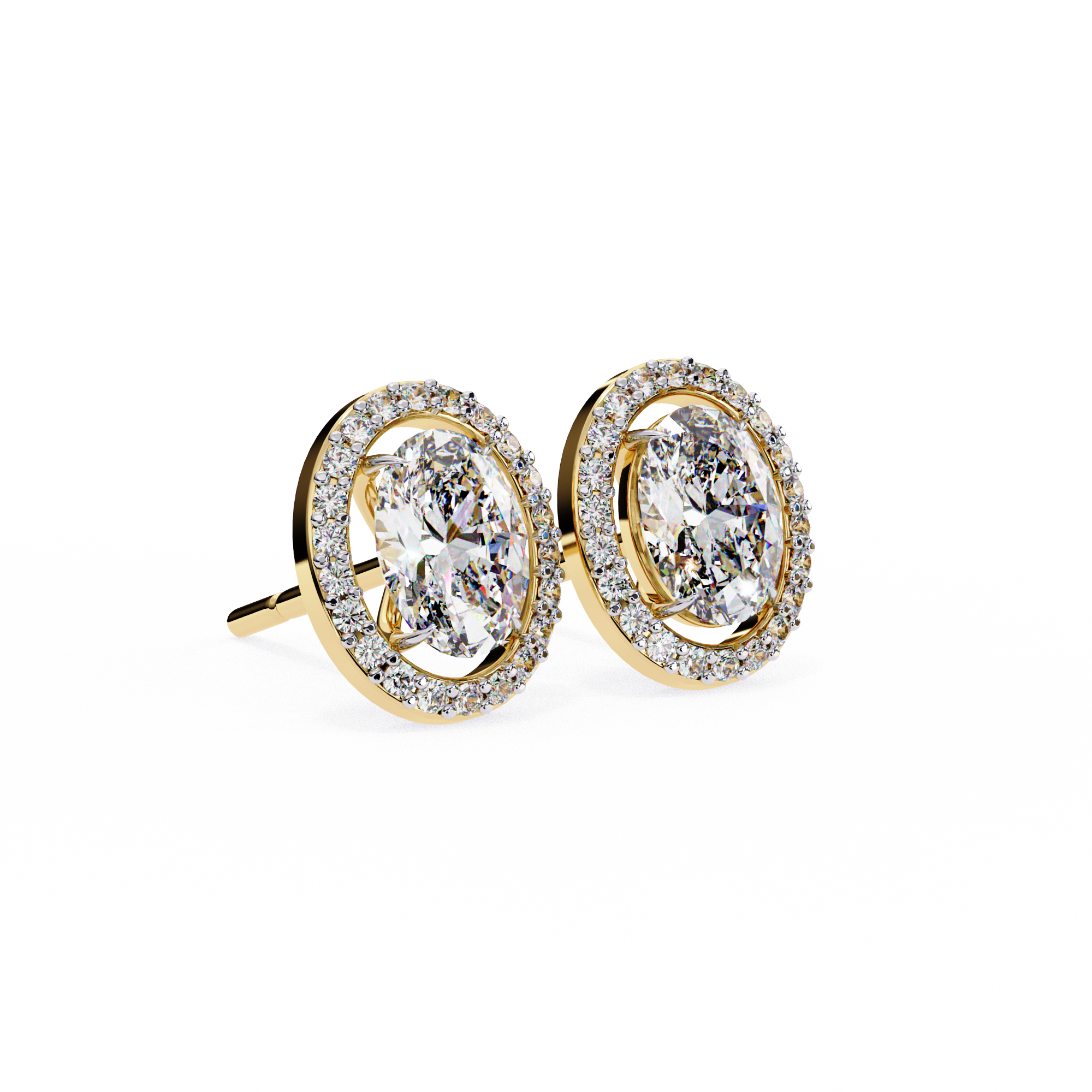 Irene Diamond Solitaire Earrings