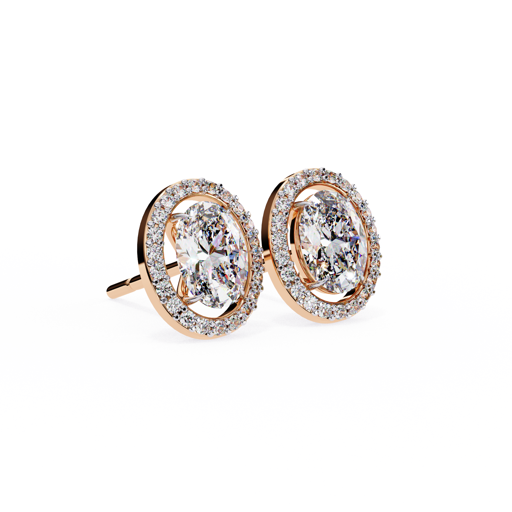 Irene Diamond Solitaire Earrings