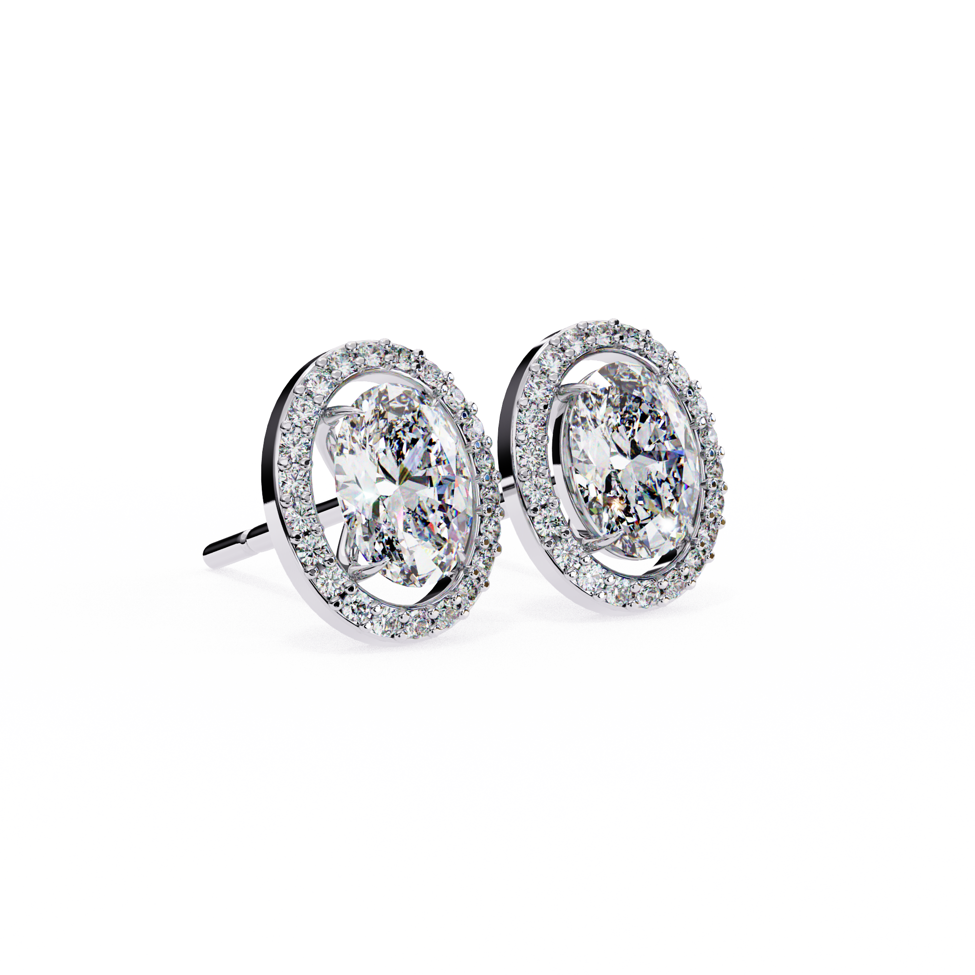 Irene Diamond Solitaire Earrings