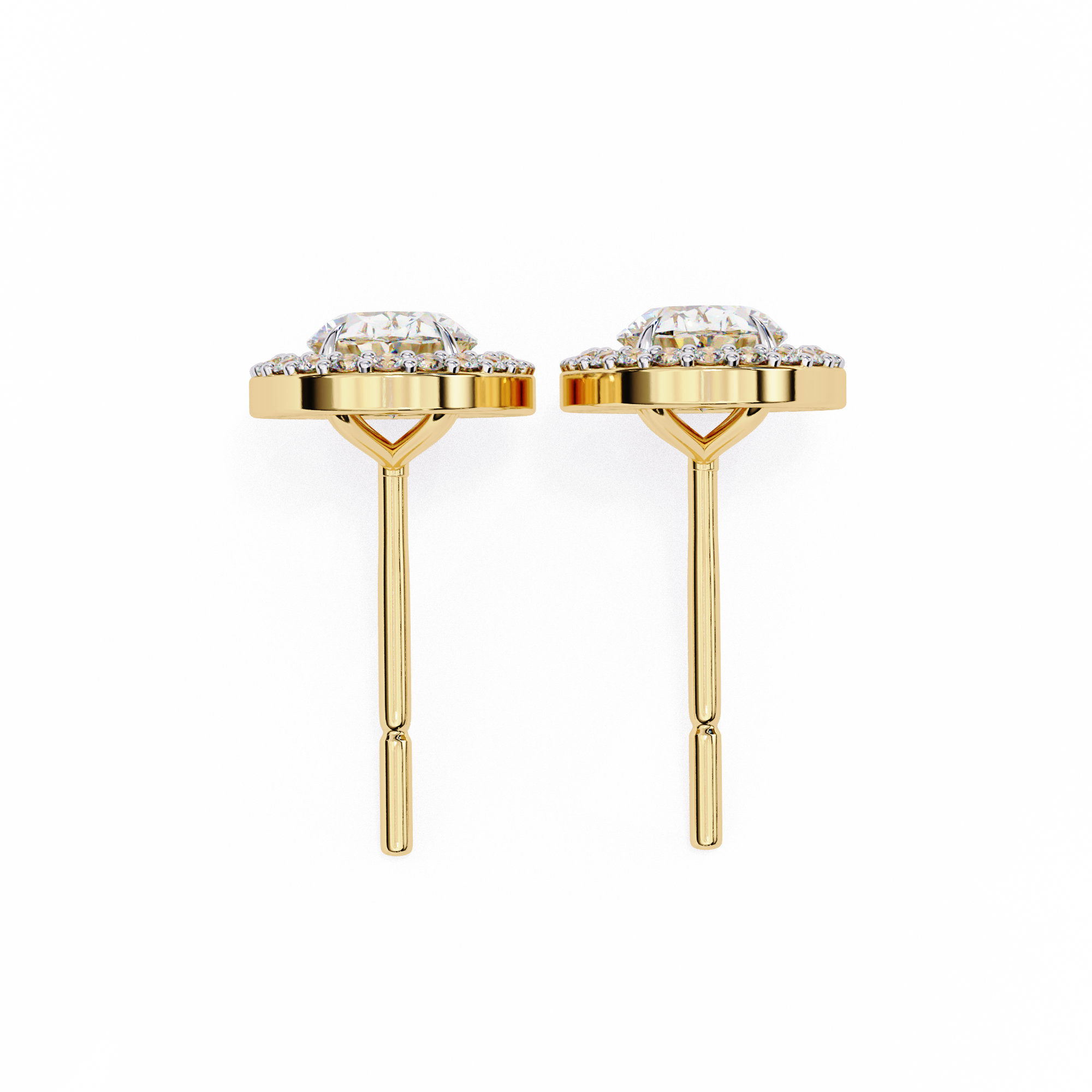 Irene Diamond Solitaire Earrings