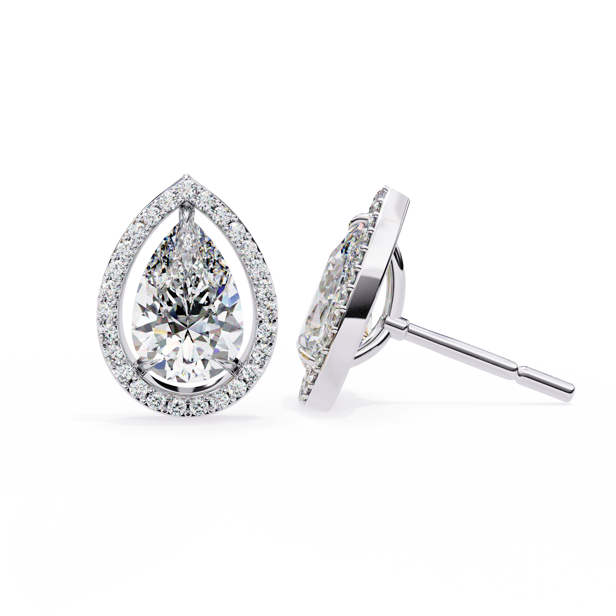 Siena Diamond Solitaire Earrings