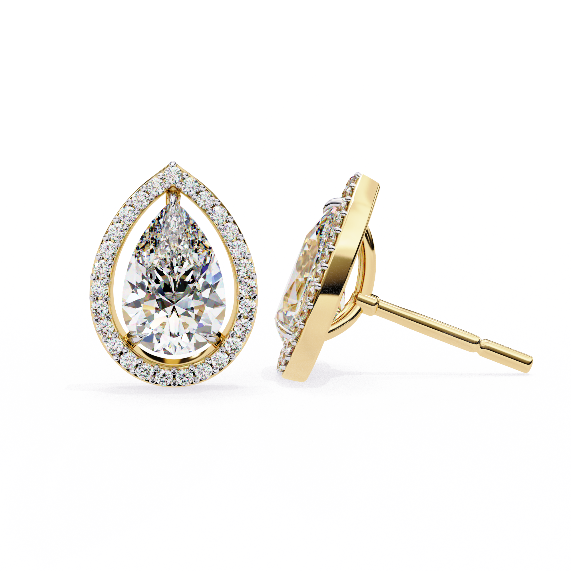 Siena Diamond Solitaire Earrings