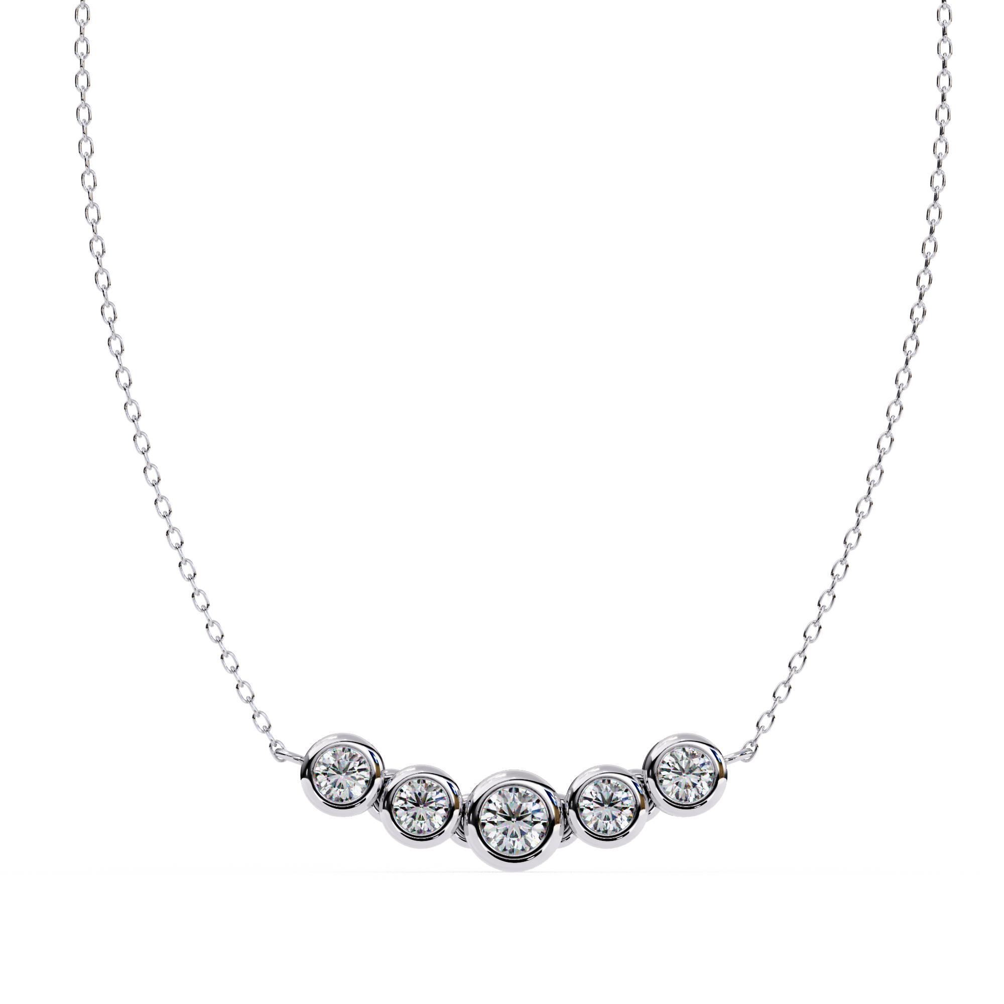 Cordelia Diamond Solitaire Pendant