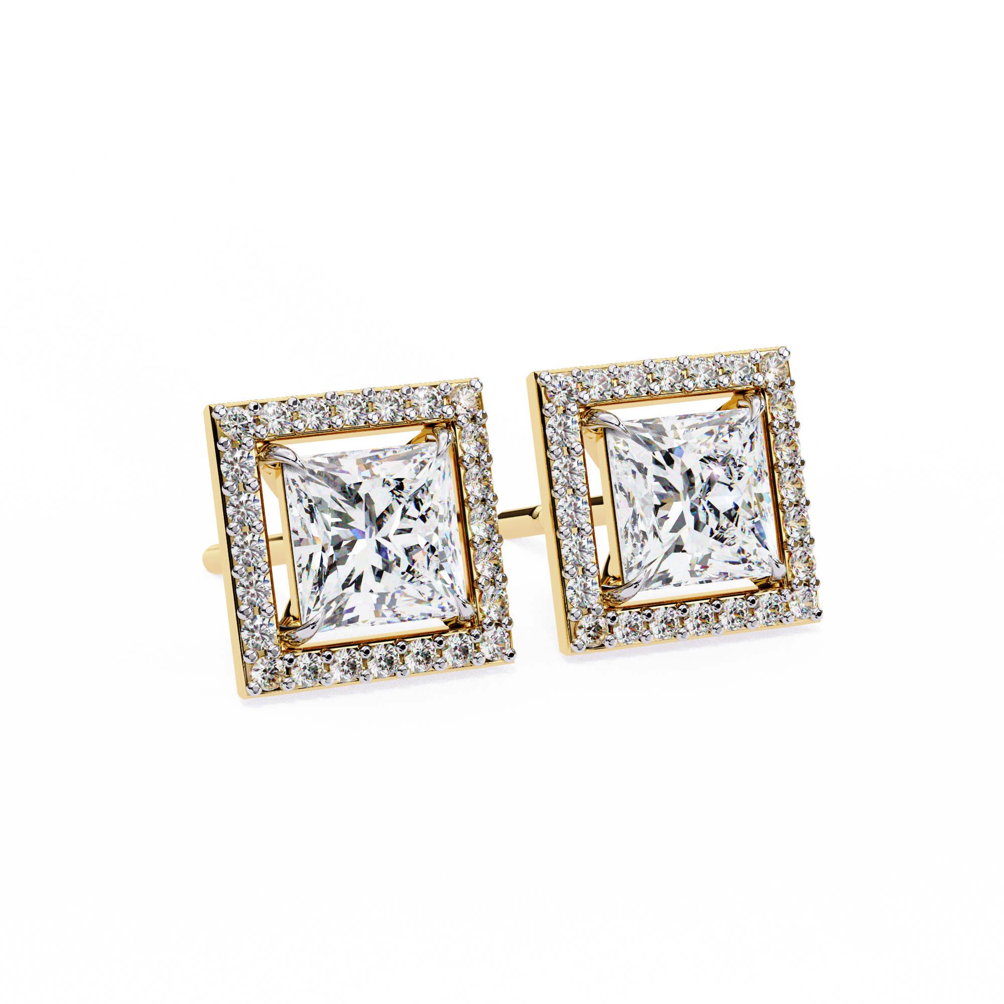 Anastasia Diamond Solitaire Earrings