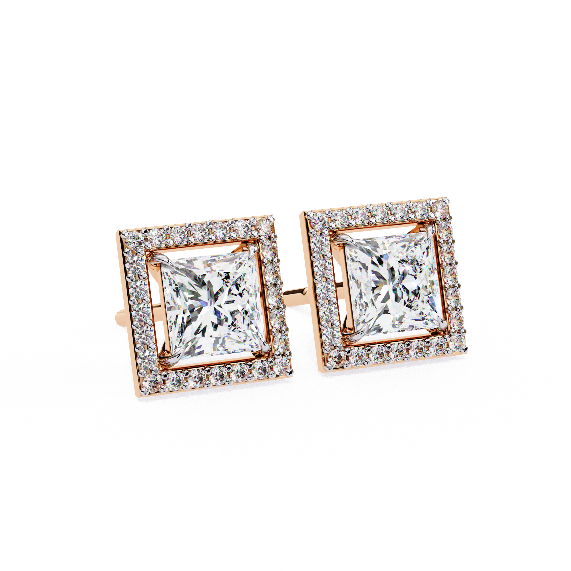 Anastasia Diamond Solitaire Earrings