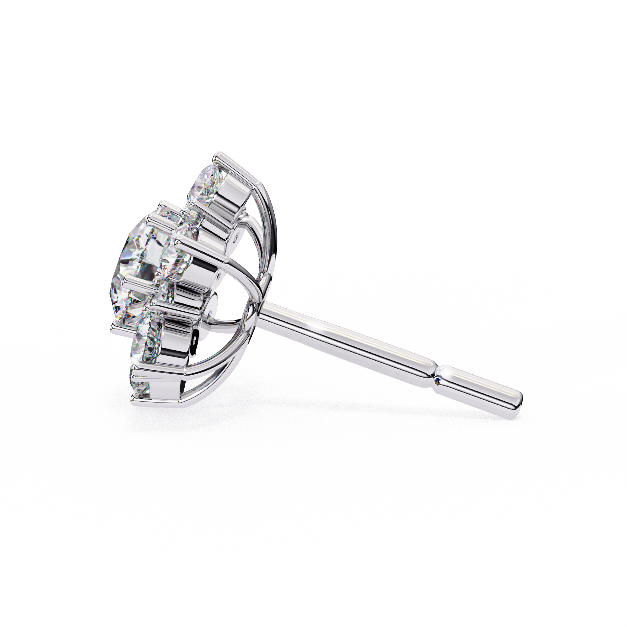 Primrose Diamond Solitaire Earrings