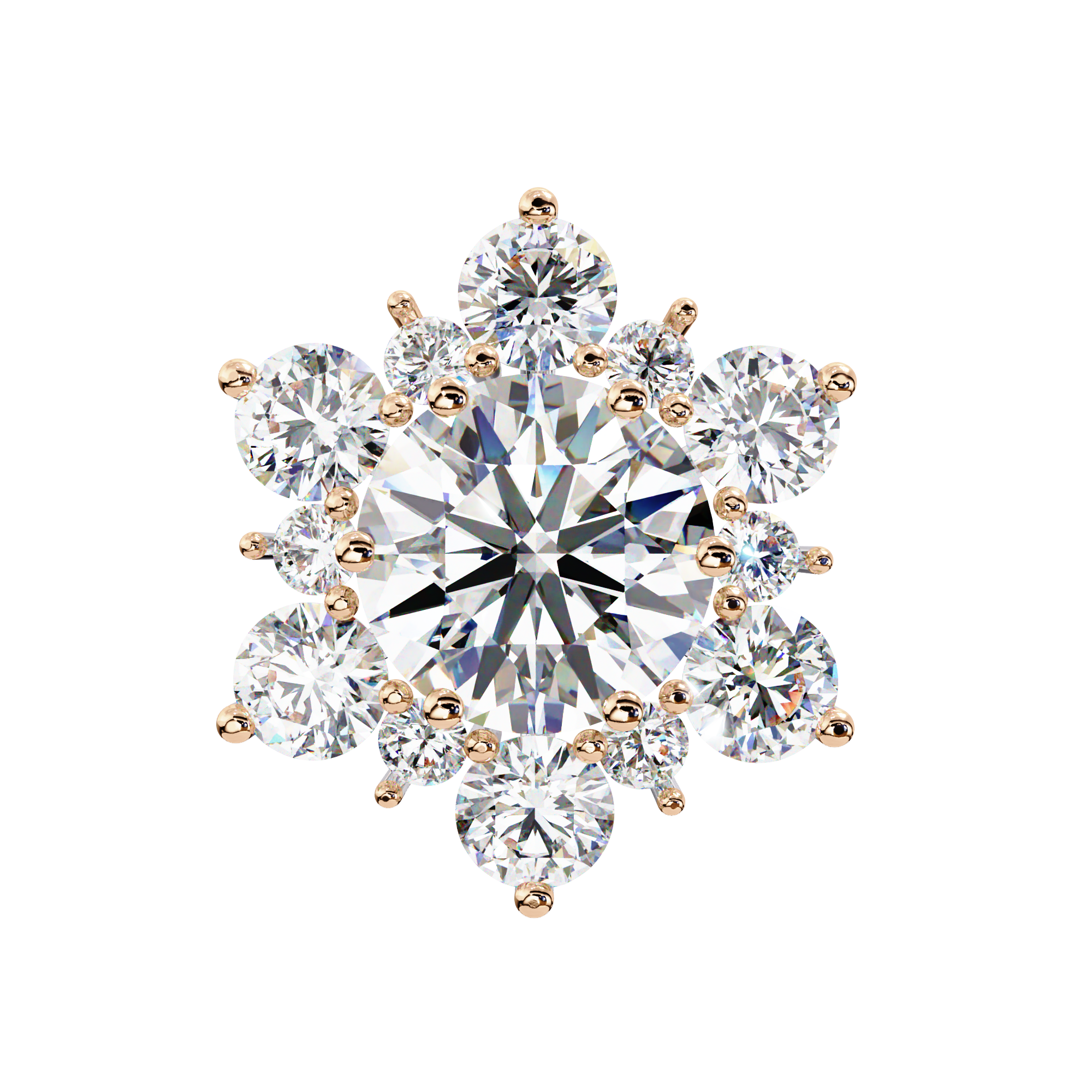 Primrose Diamond Solitaire Earrings