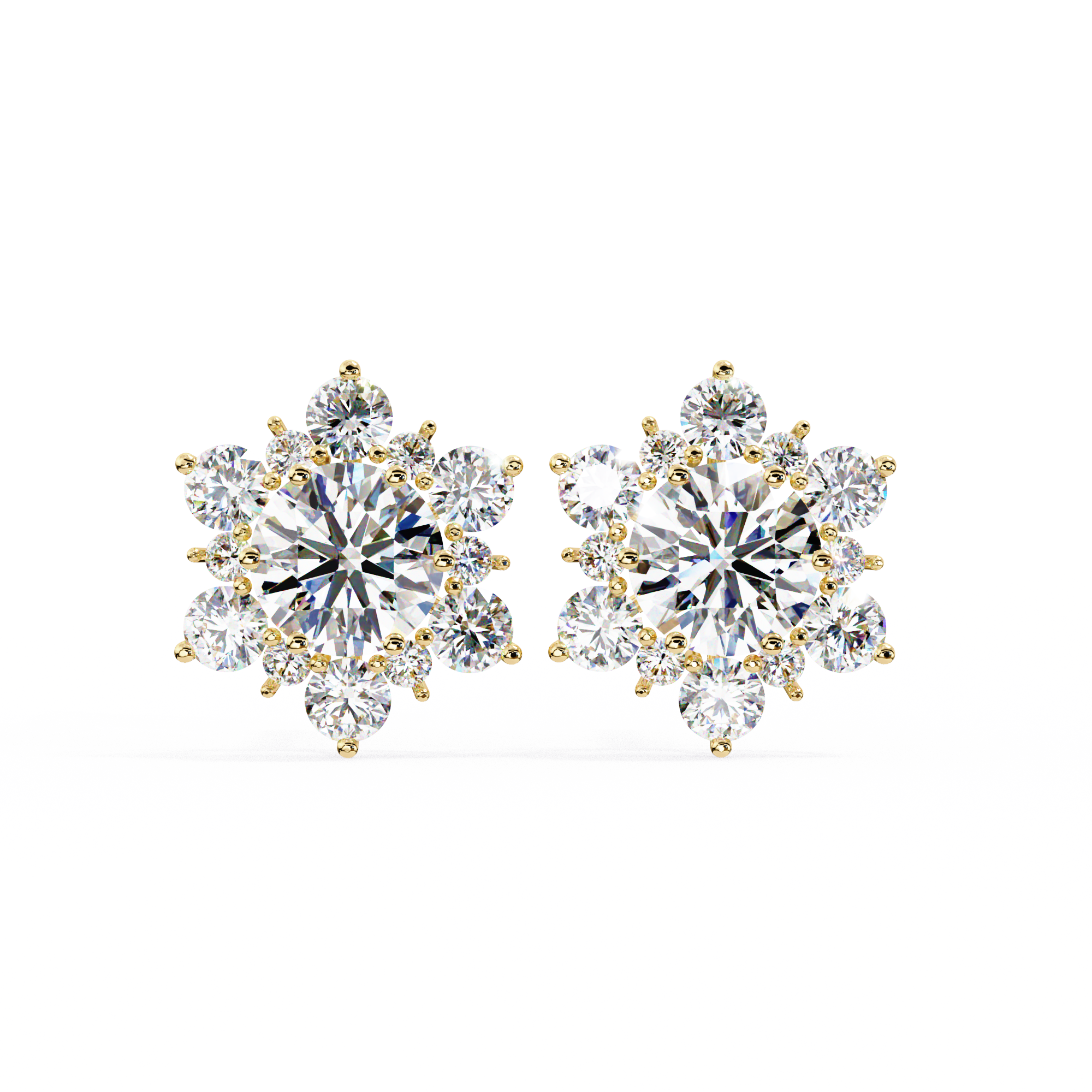 Primrose Diamond Solitaire Earrings
