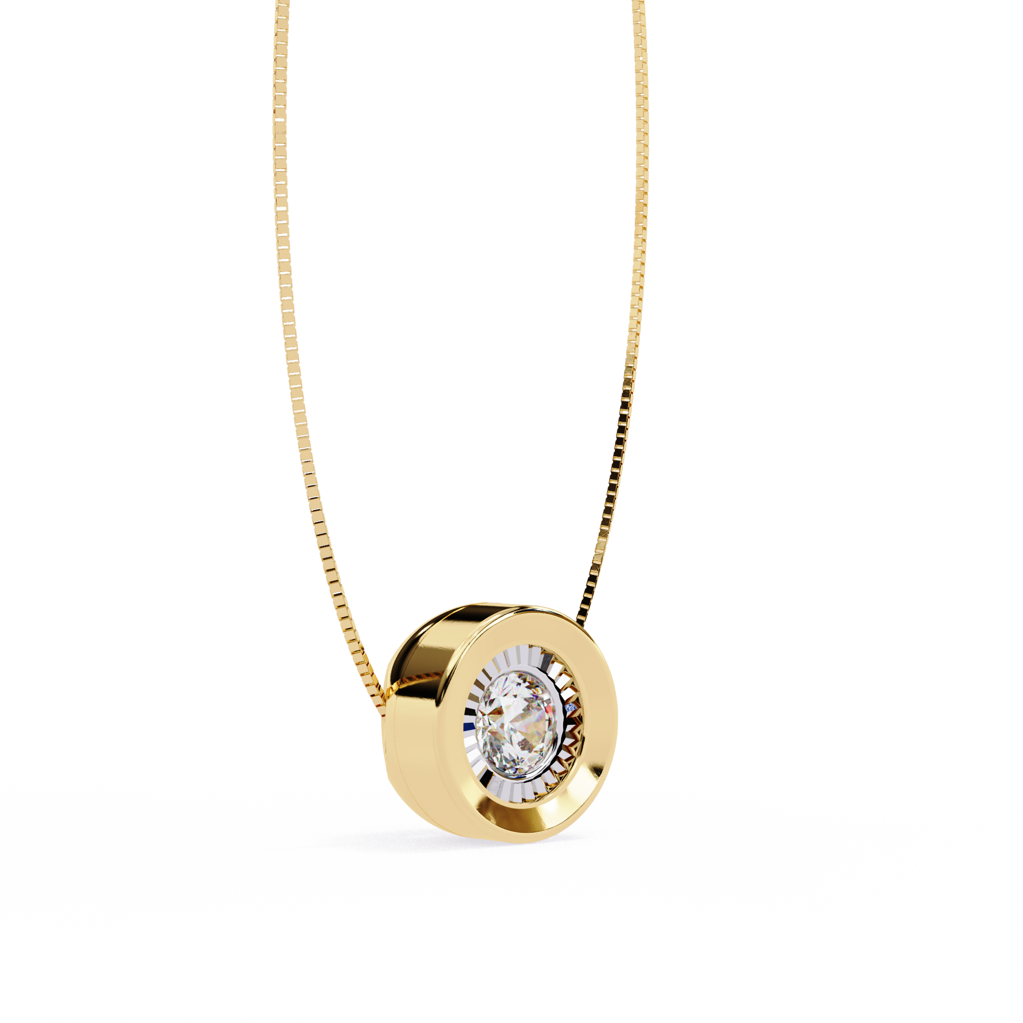 Gabriella Diamond Solitaire Pendant