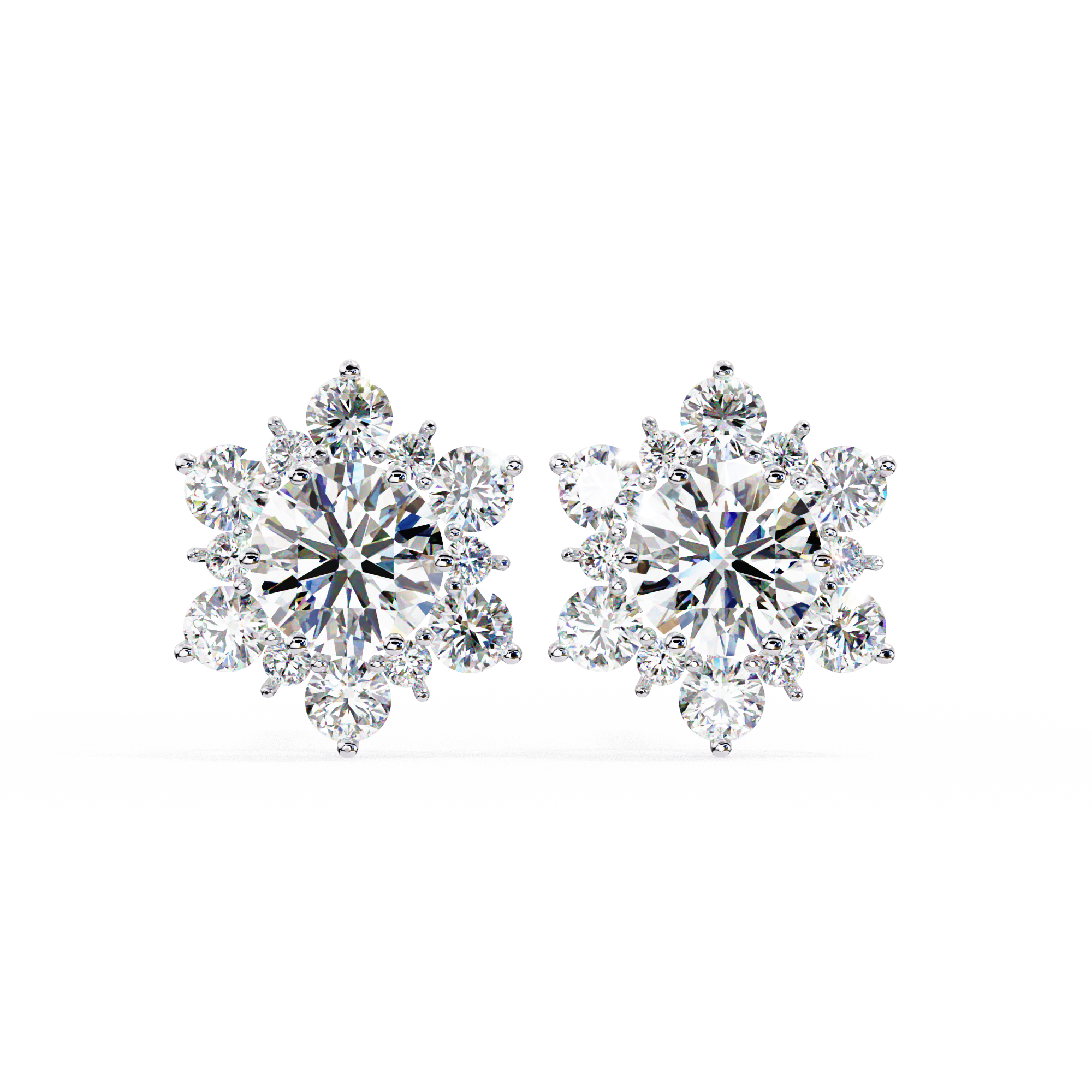 Primrose Diamond Solitaire Earrings