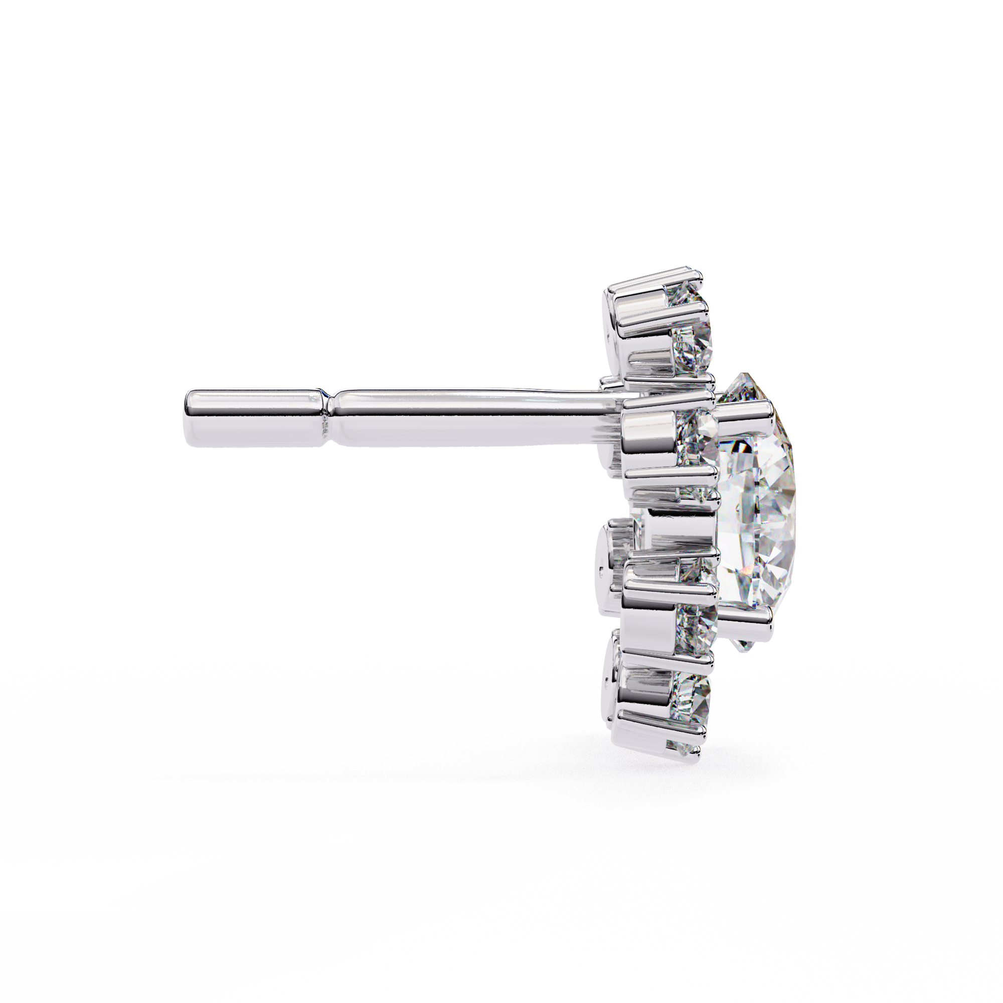 Daphne Diamond Solitaire Earrings