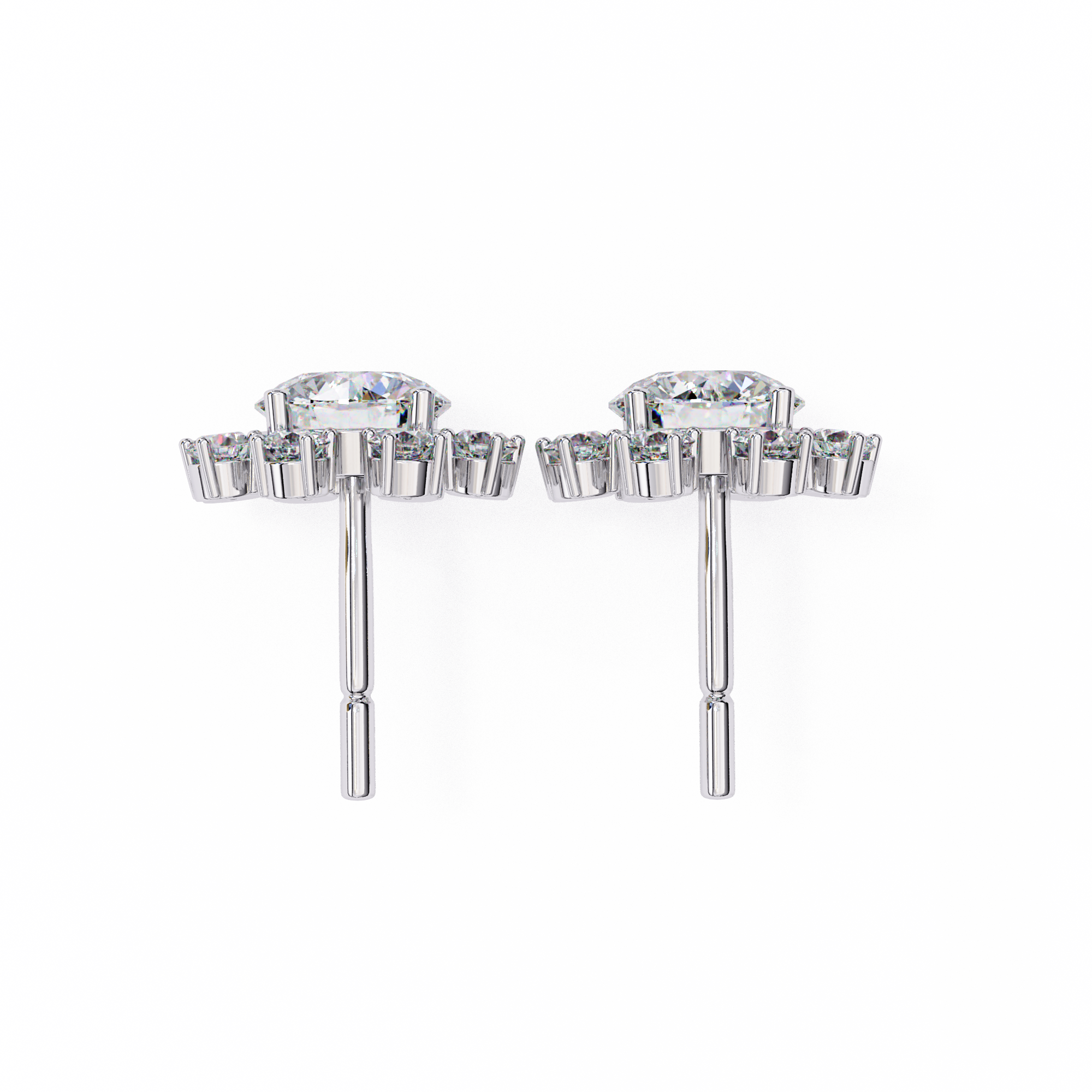 Daphne Diamond Solitaire Earrings