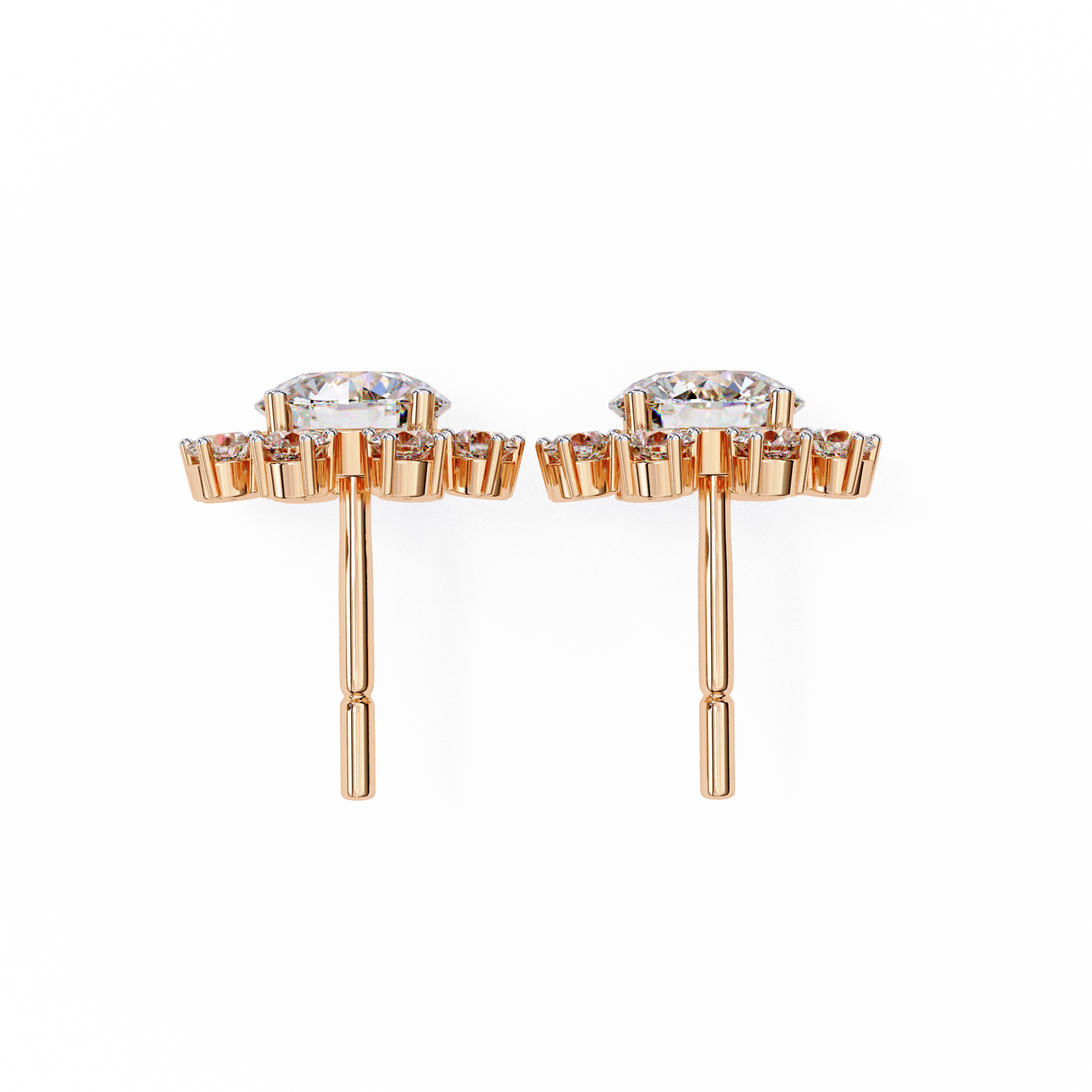 Daphne Diamond Solitaire Earrings