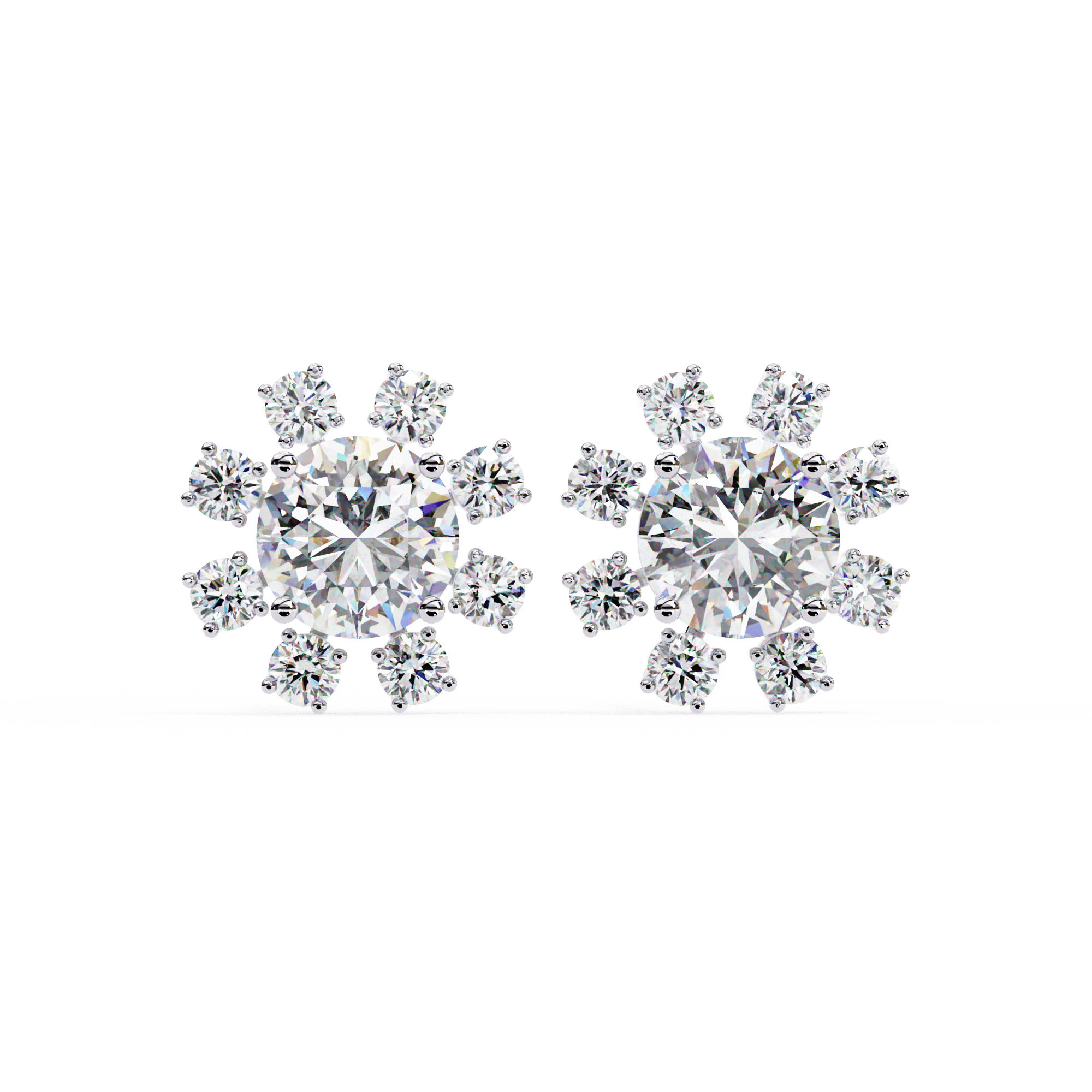 Daphne Diamond Solitaire Earrings