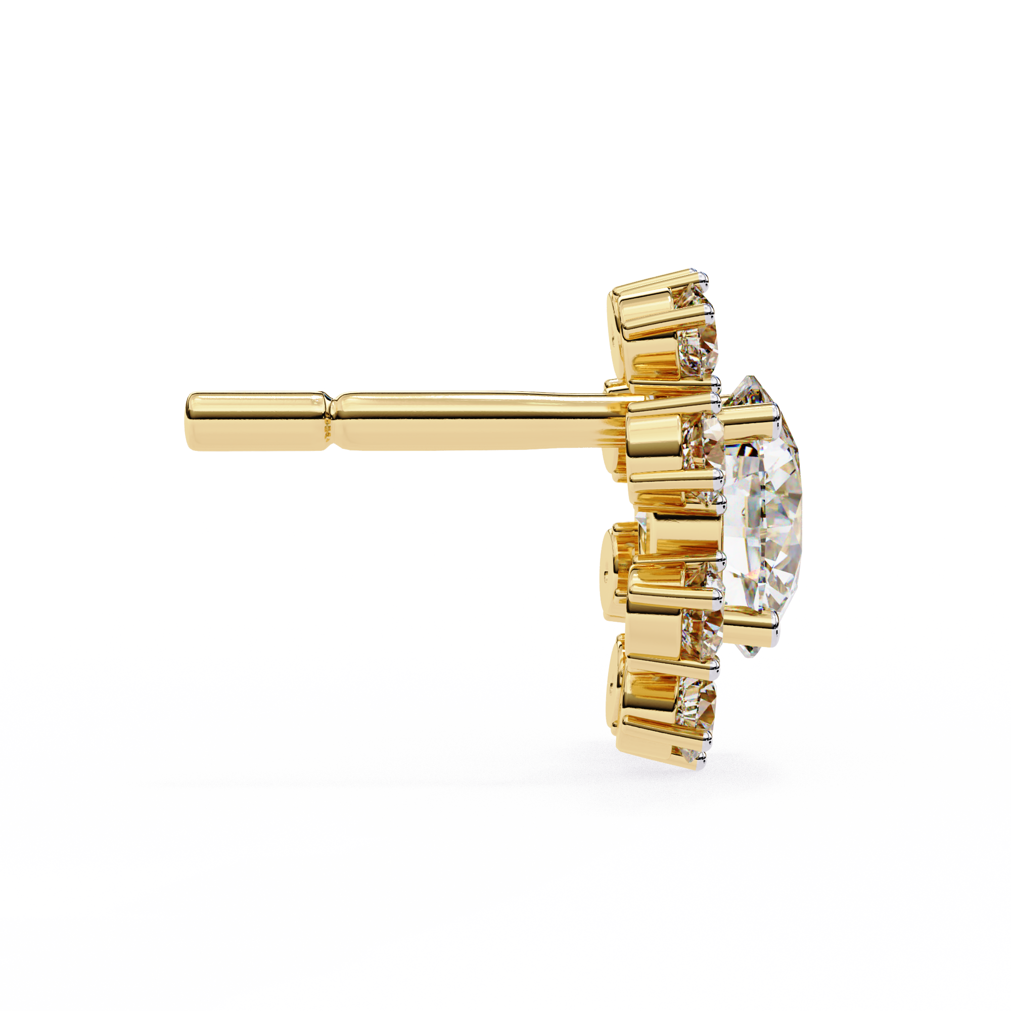 Daphne Diamond Solitaire Earrings