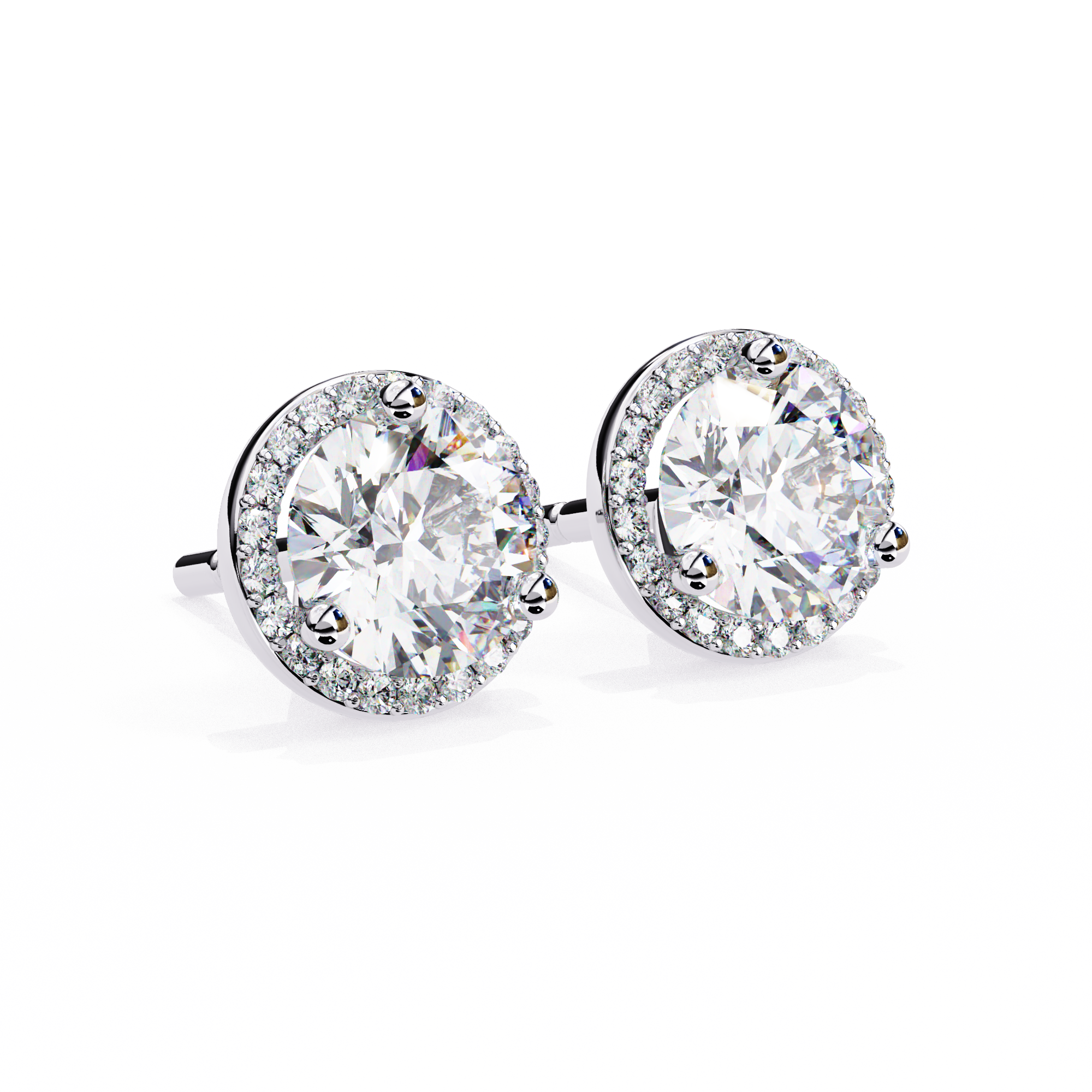 Poppy Diamond Solitaire Earrings