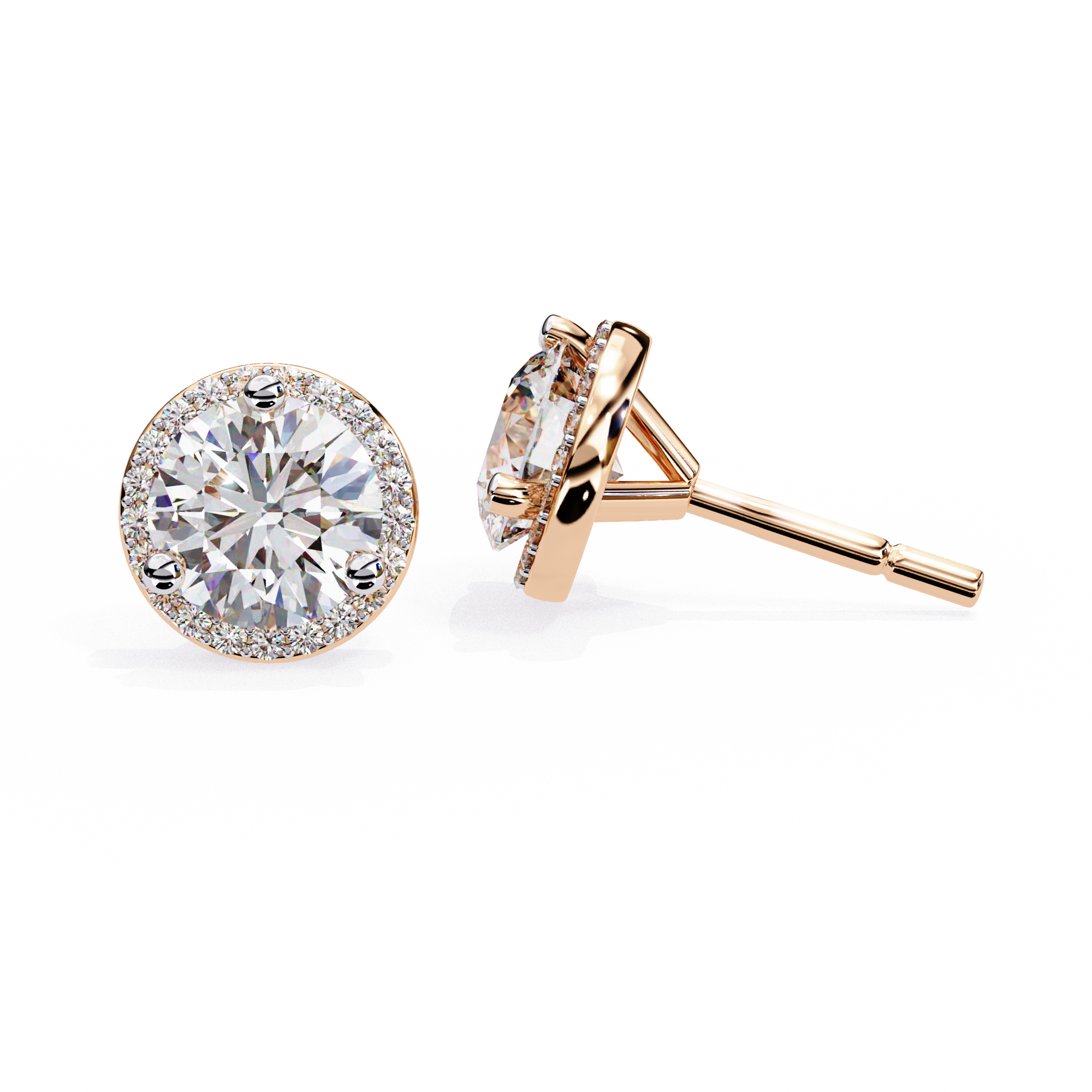 Poppy Diamond Solitaire Earrings