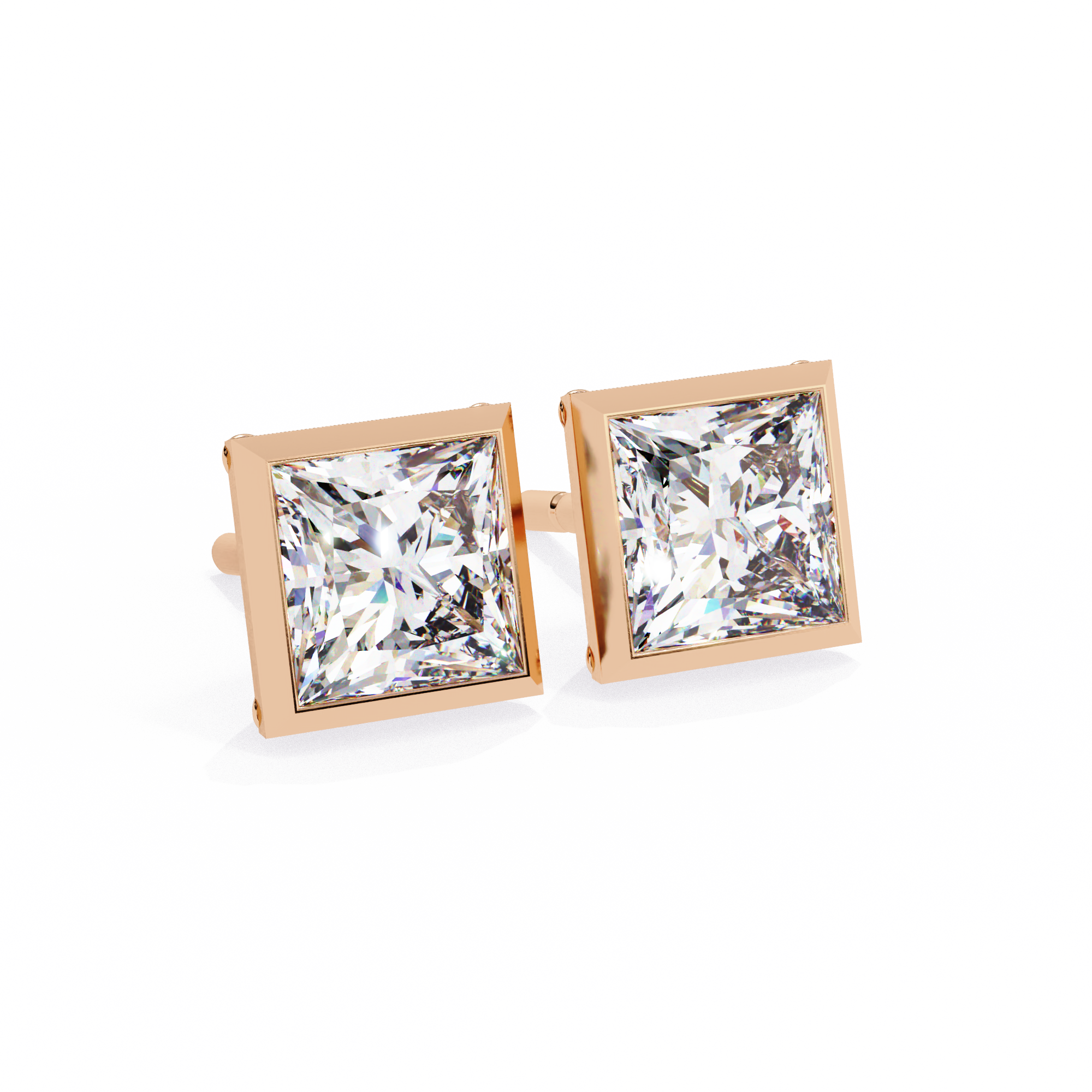 Hailey Diamond Solitaire Earrings