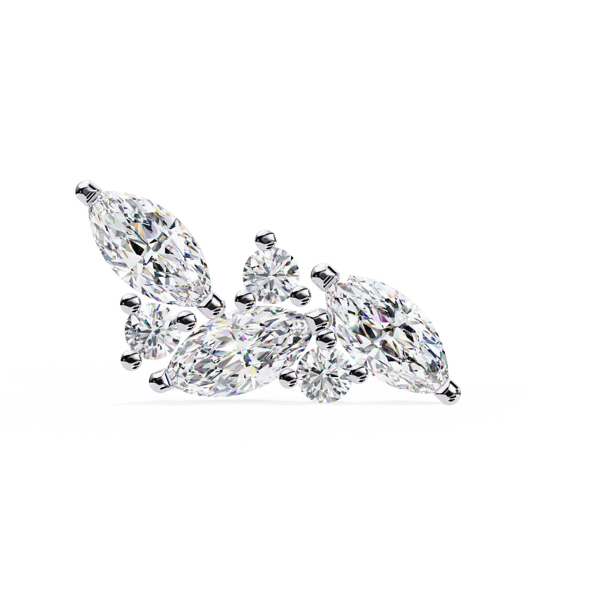 Flora Diamond Earrings