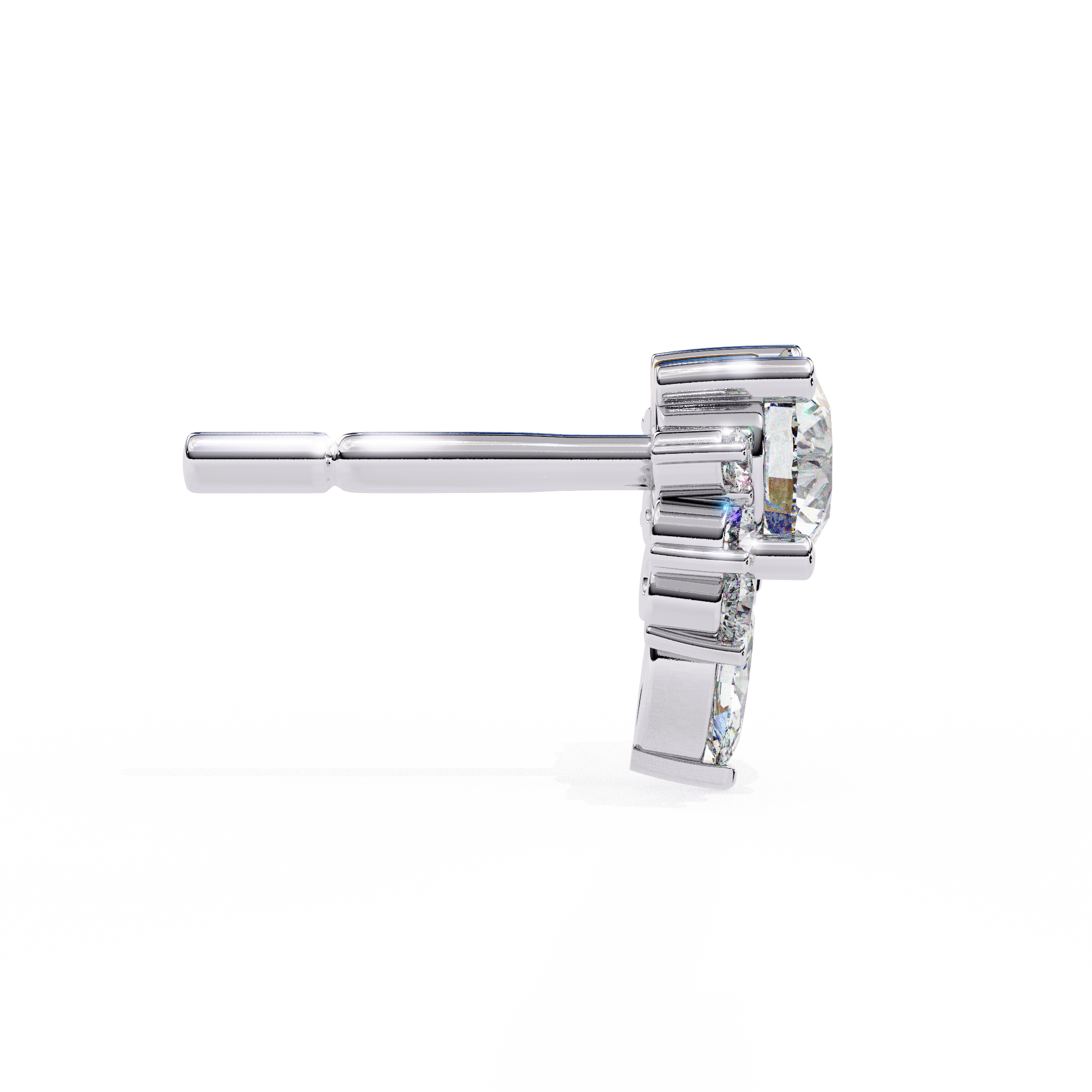 Marina Diamond Solitaire Earrings