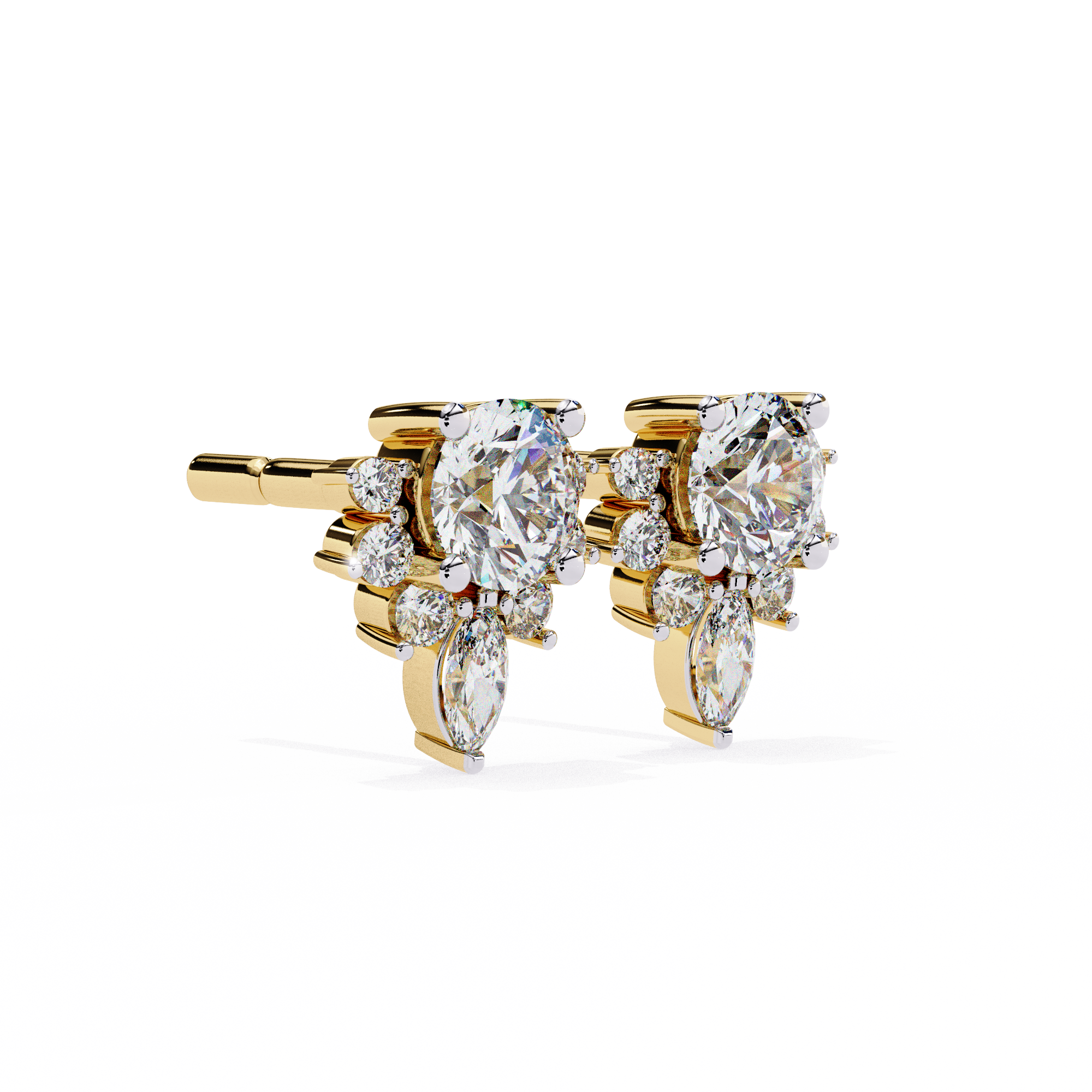 Marina Diamond Solitaire Earrings