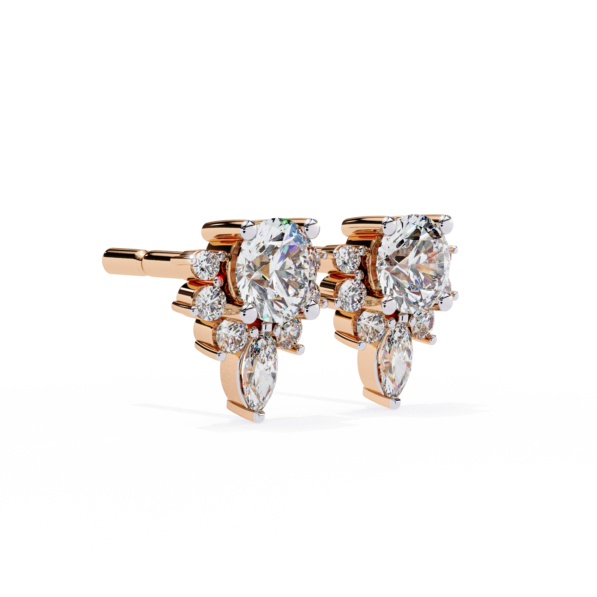 Marina Diamond Solitaire Earrings